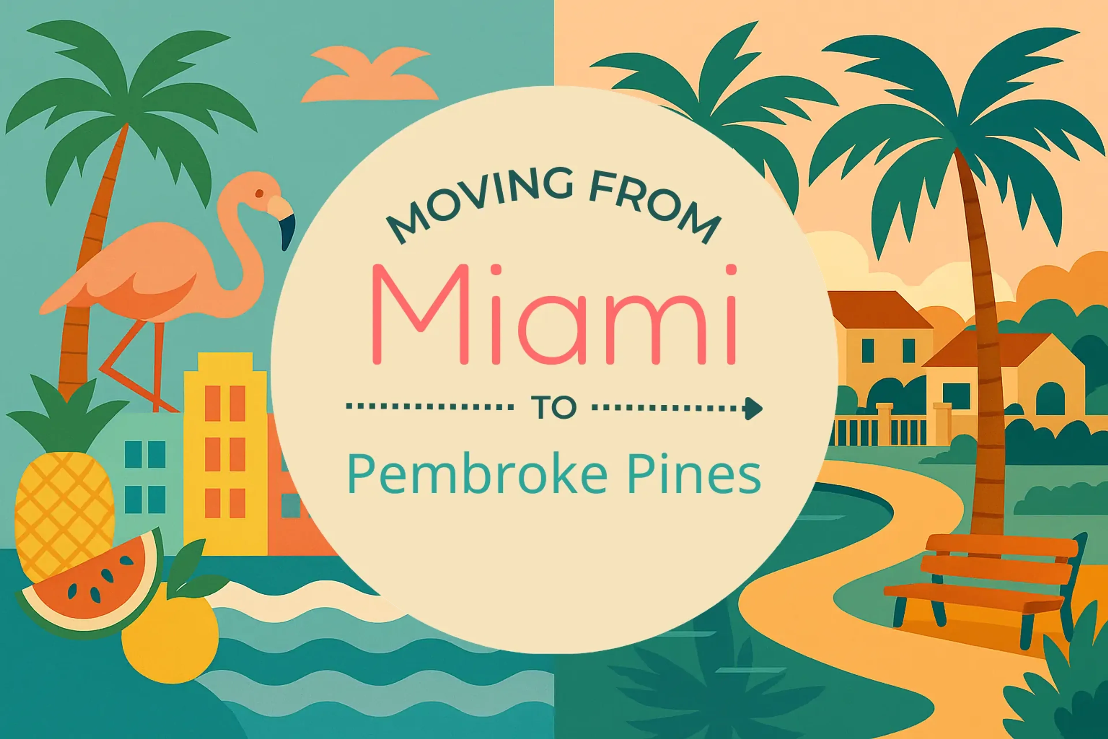 Side-by-side comparison of Miami to Pembroke Pines moving companies