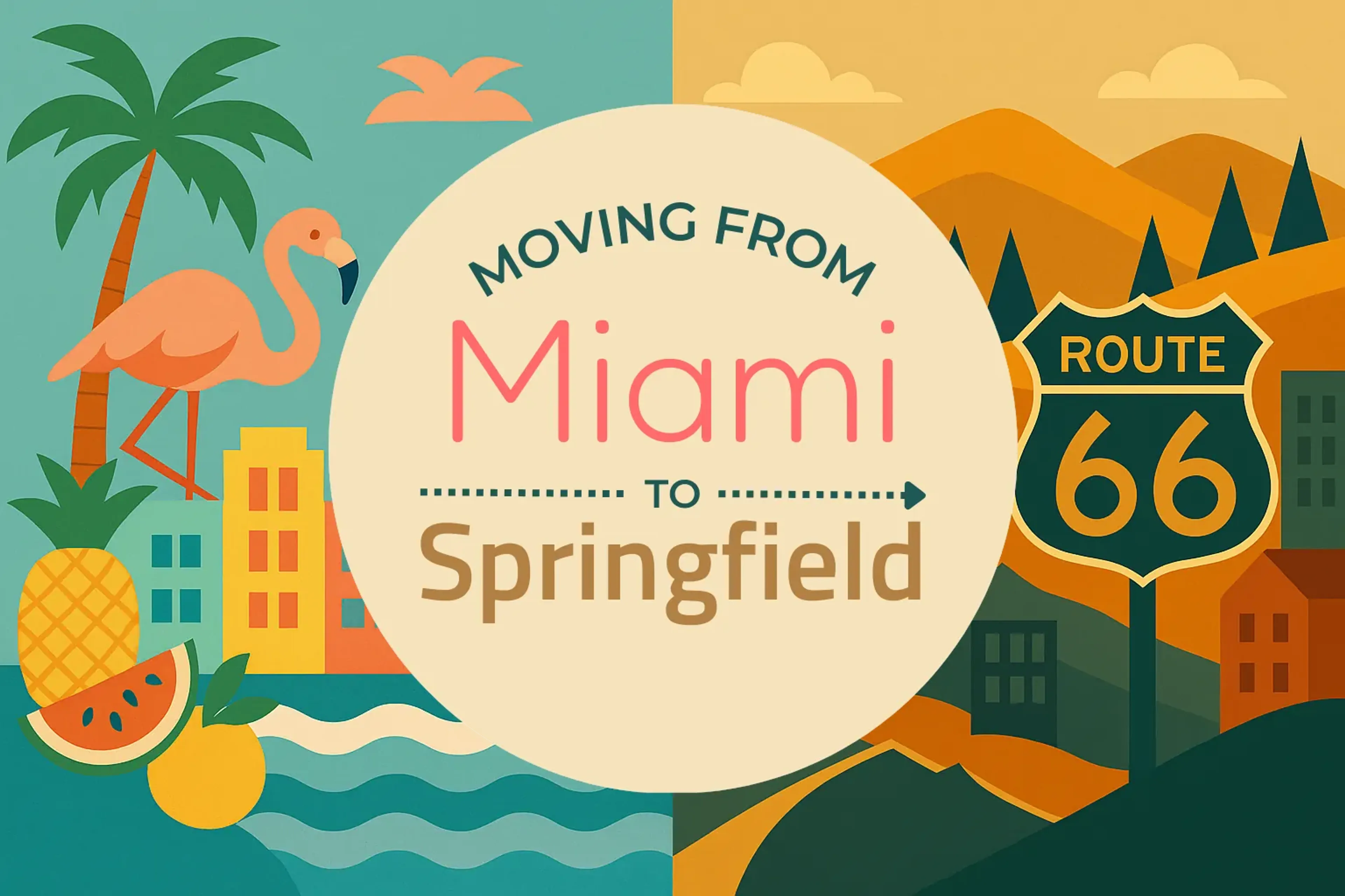 Side-by-side comparison of Miami to Springfield moving companies