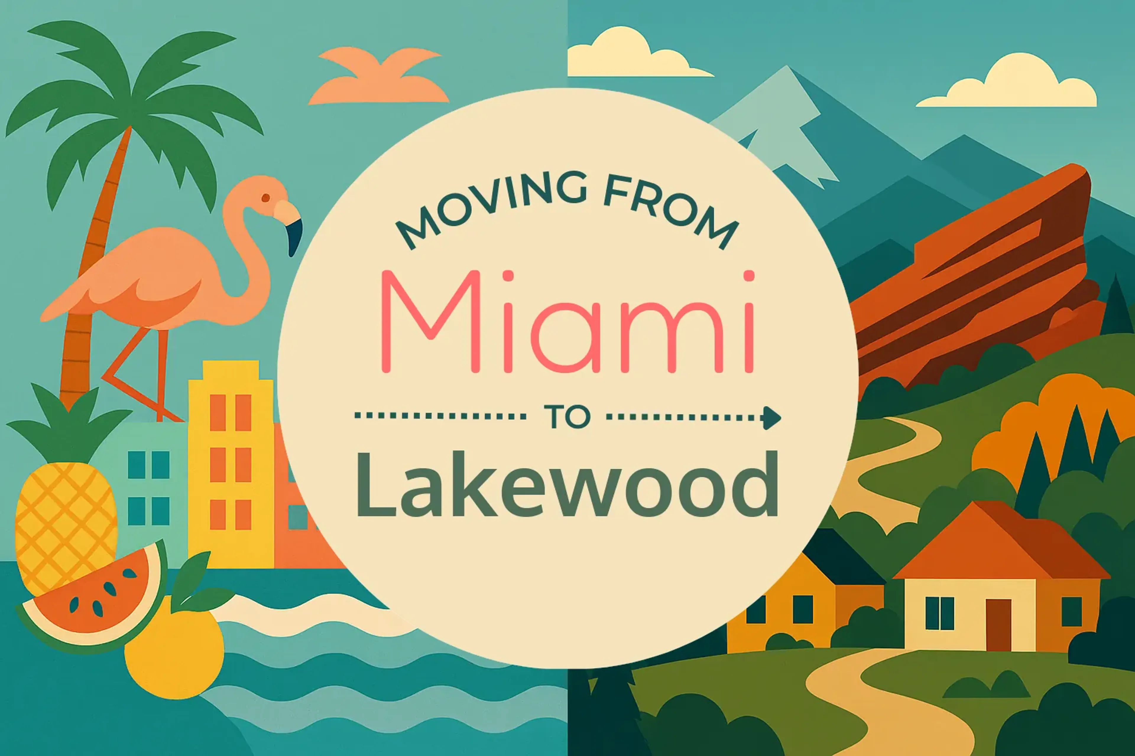 Side-by-side comparison of Miami to Lakewood moving companies