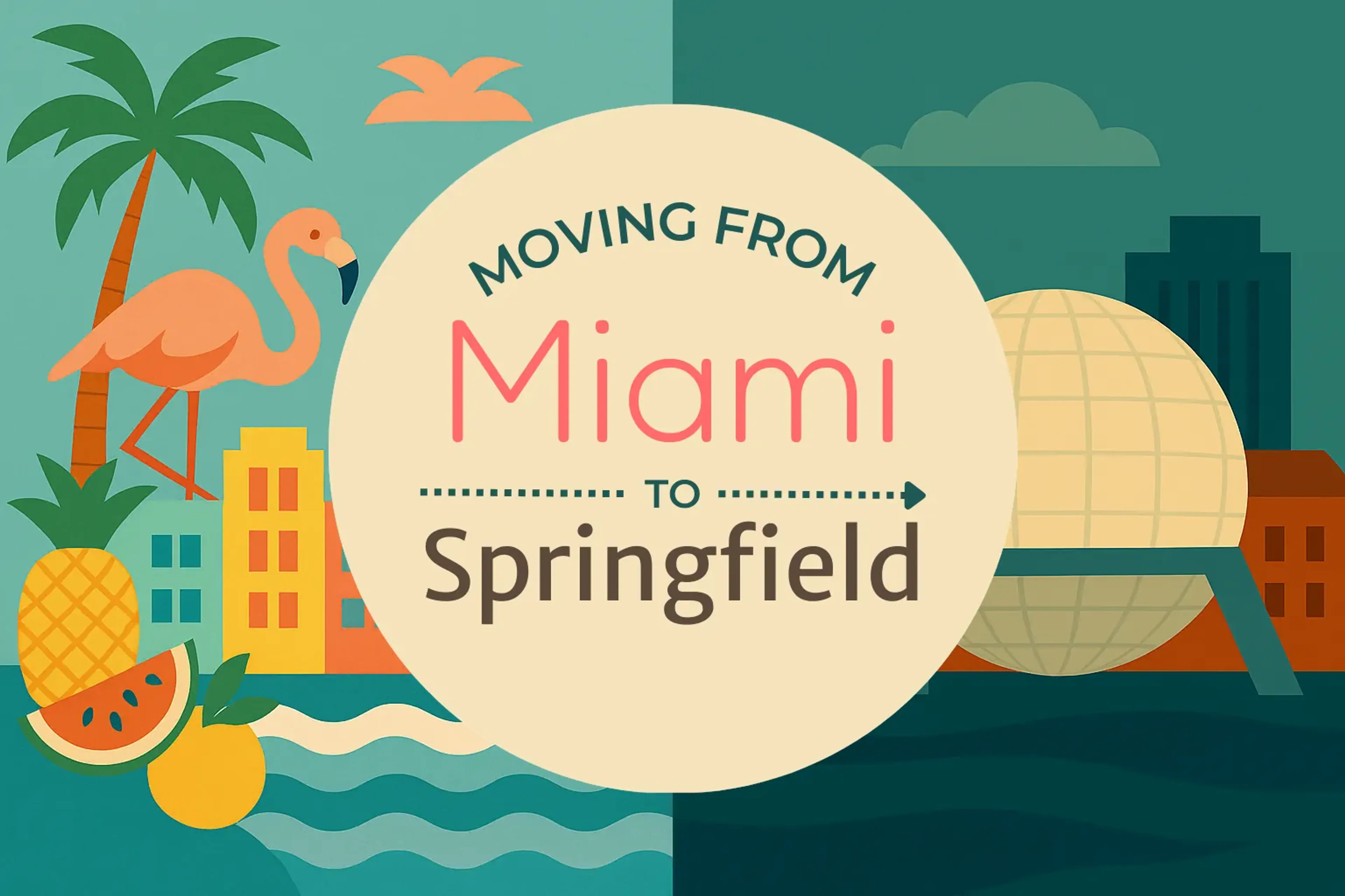 Side-by-side comparison of Miami to Springfield moving companies
