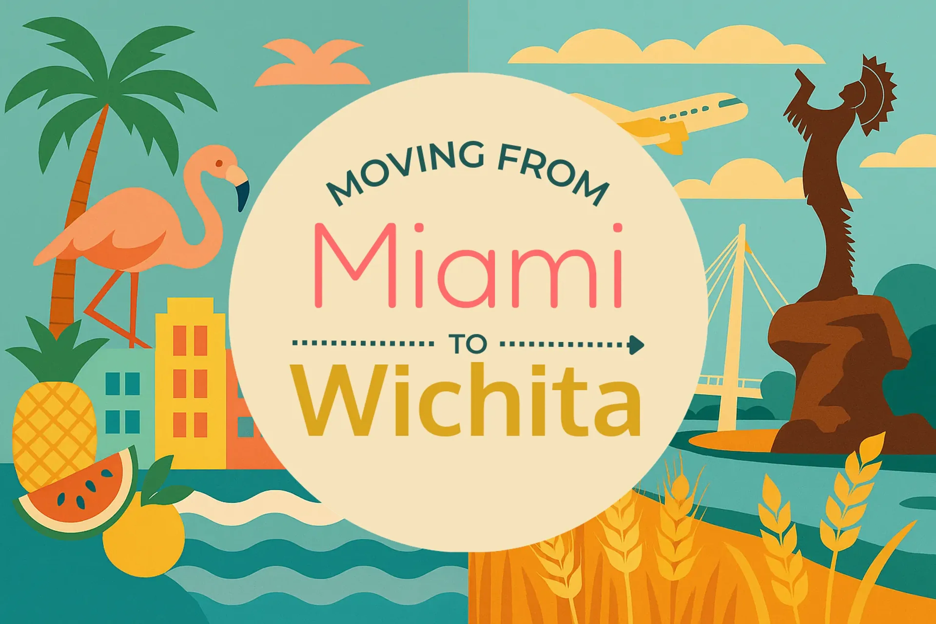 Side-by-side comparison of Miami to Wichita moving companies