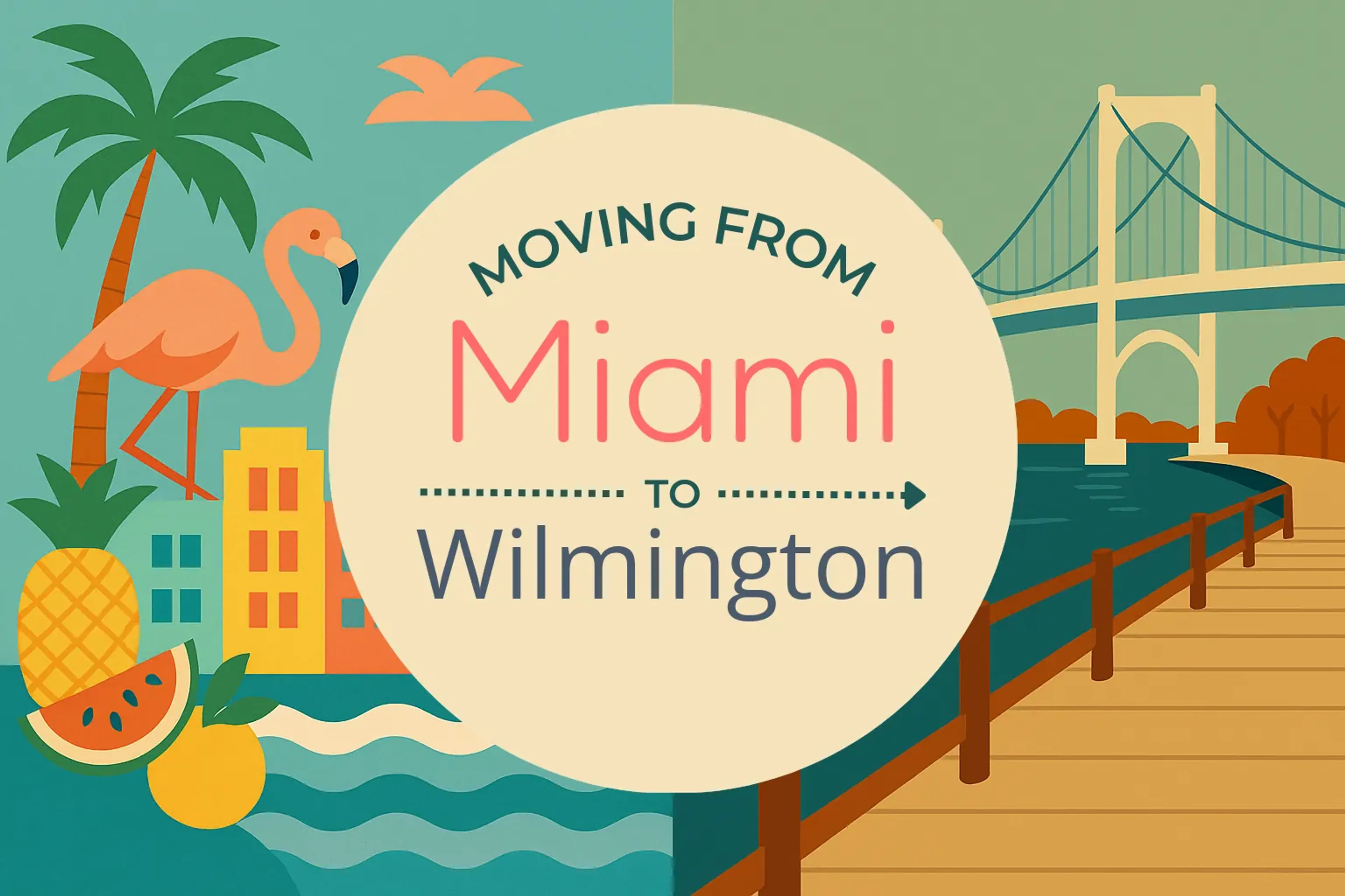 Side-by-side comparison of Miami to Wilmington moving companies