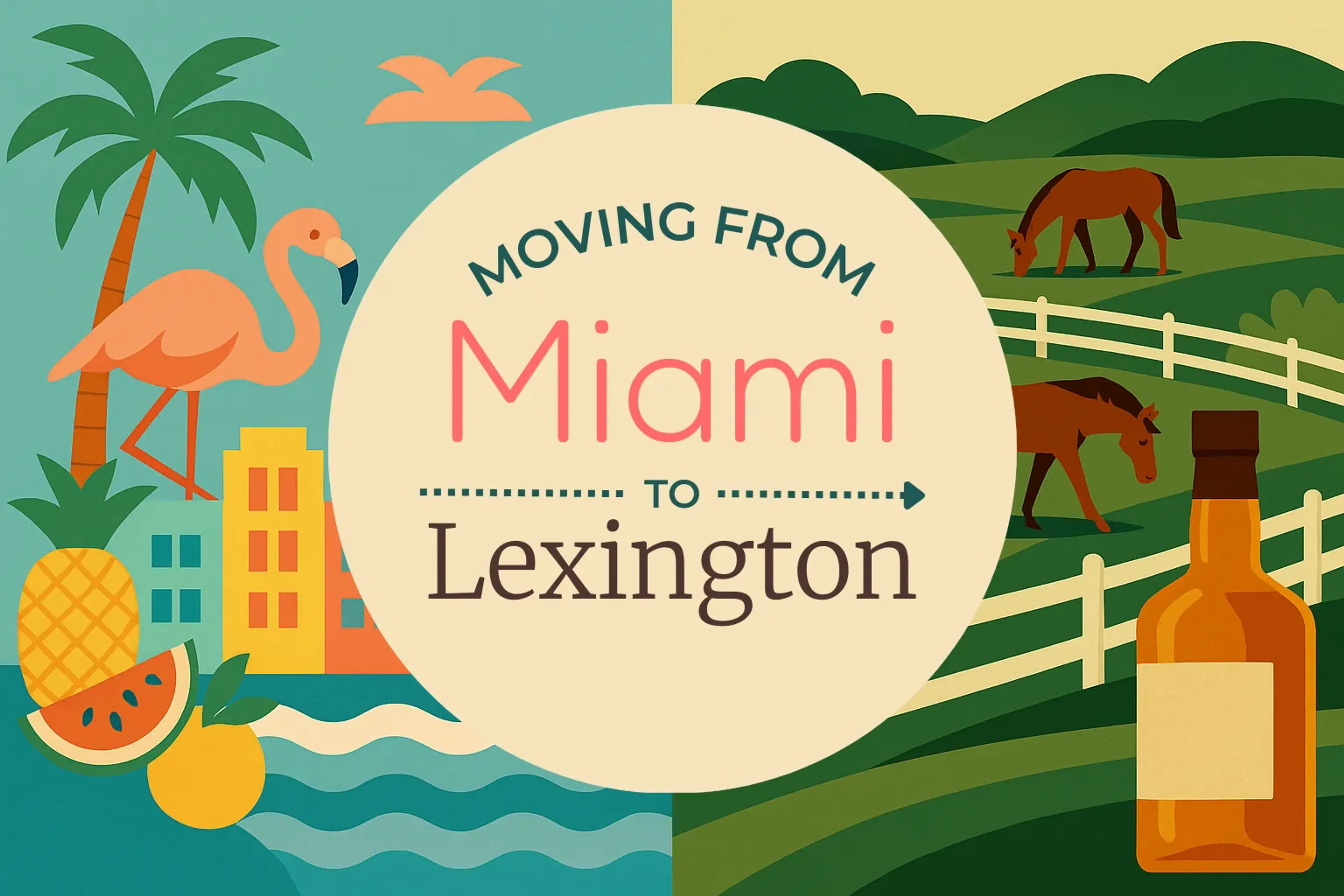 Side-by-side comparison of Miami to Lexington moving companies