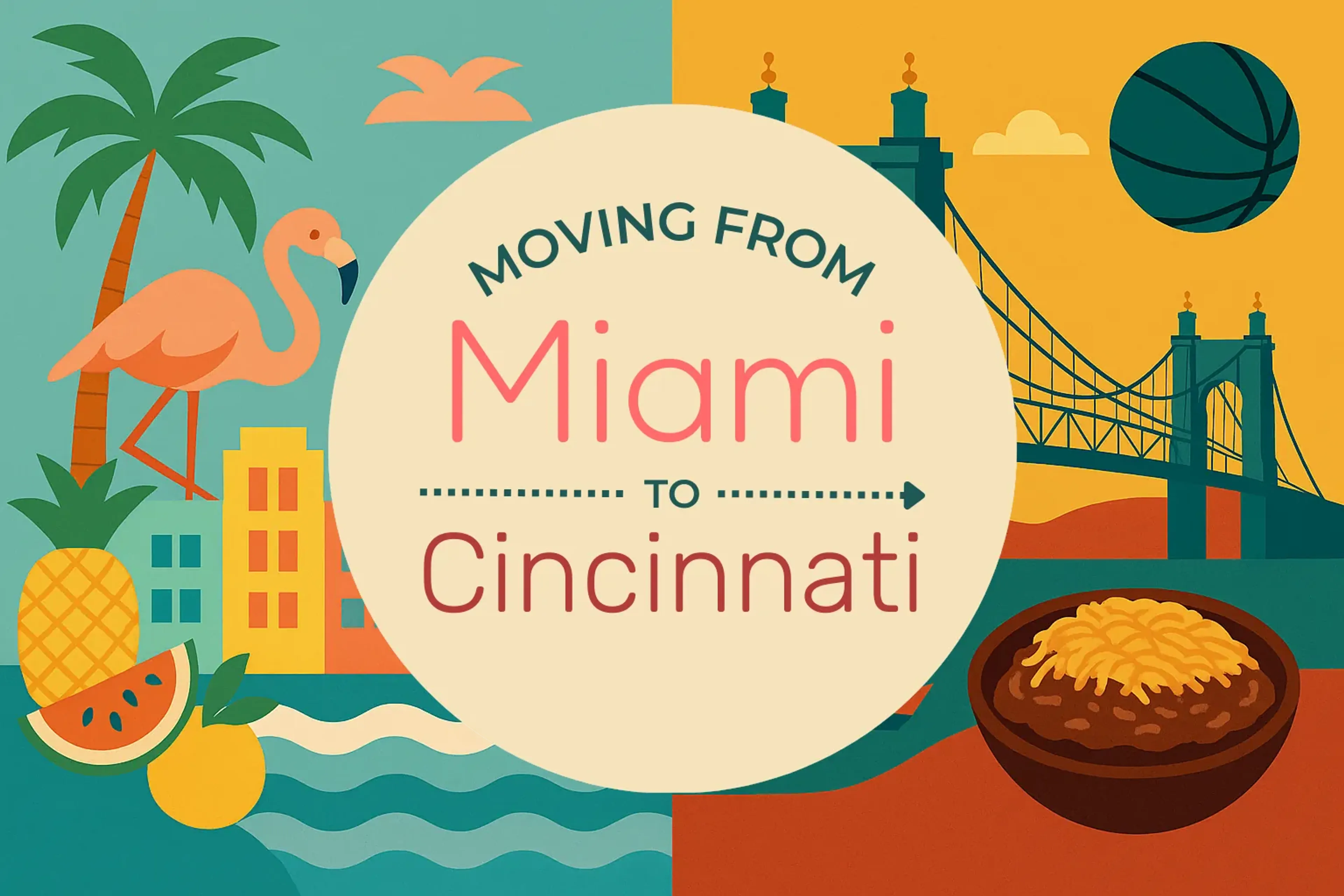 Side-by-side comparison of Miami to Cincinnati moving companies