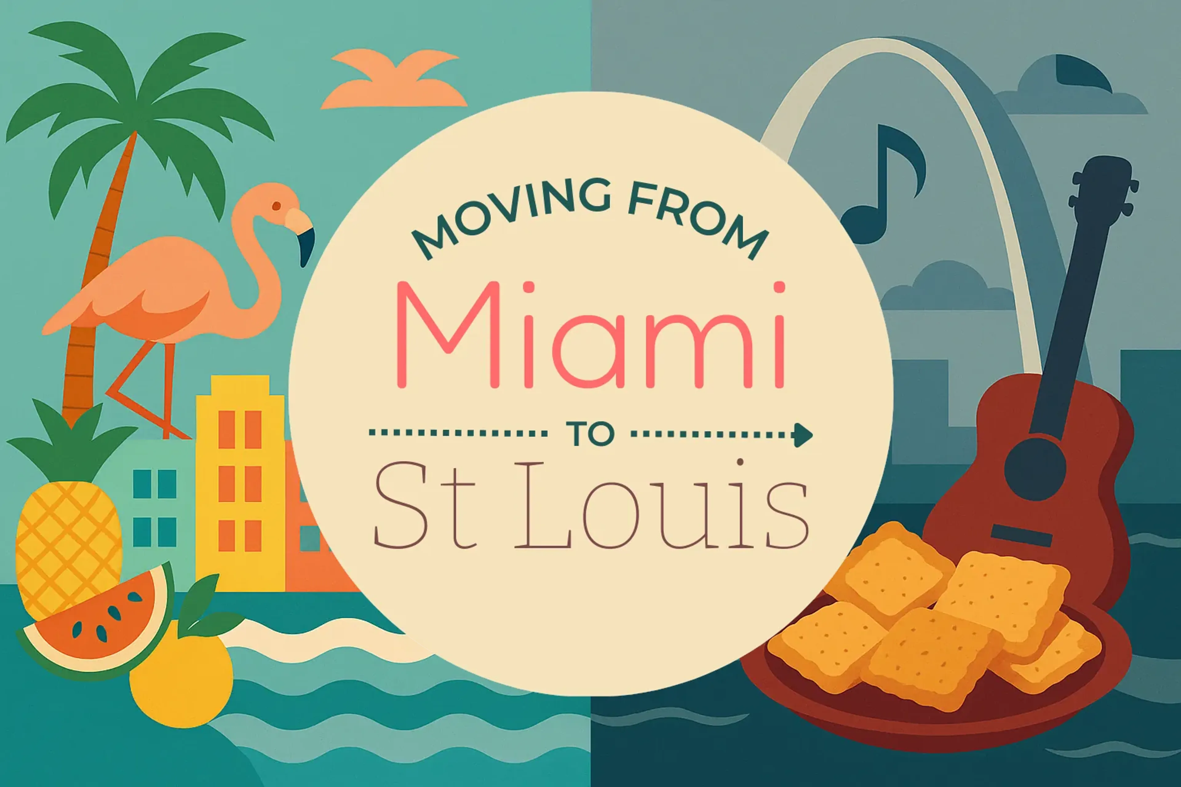 Side-by-side comparison of Miami to St. Louis moving companies