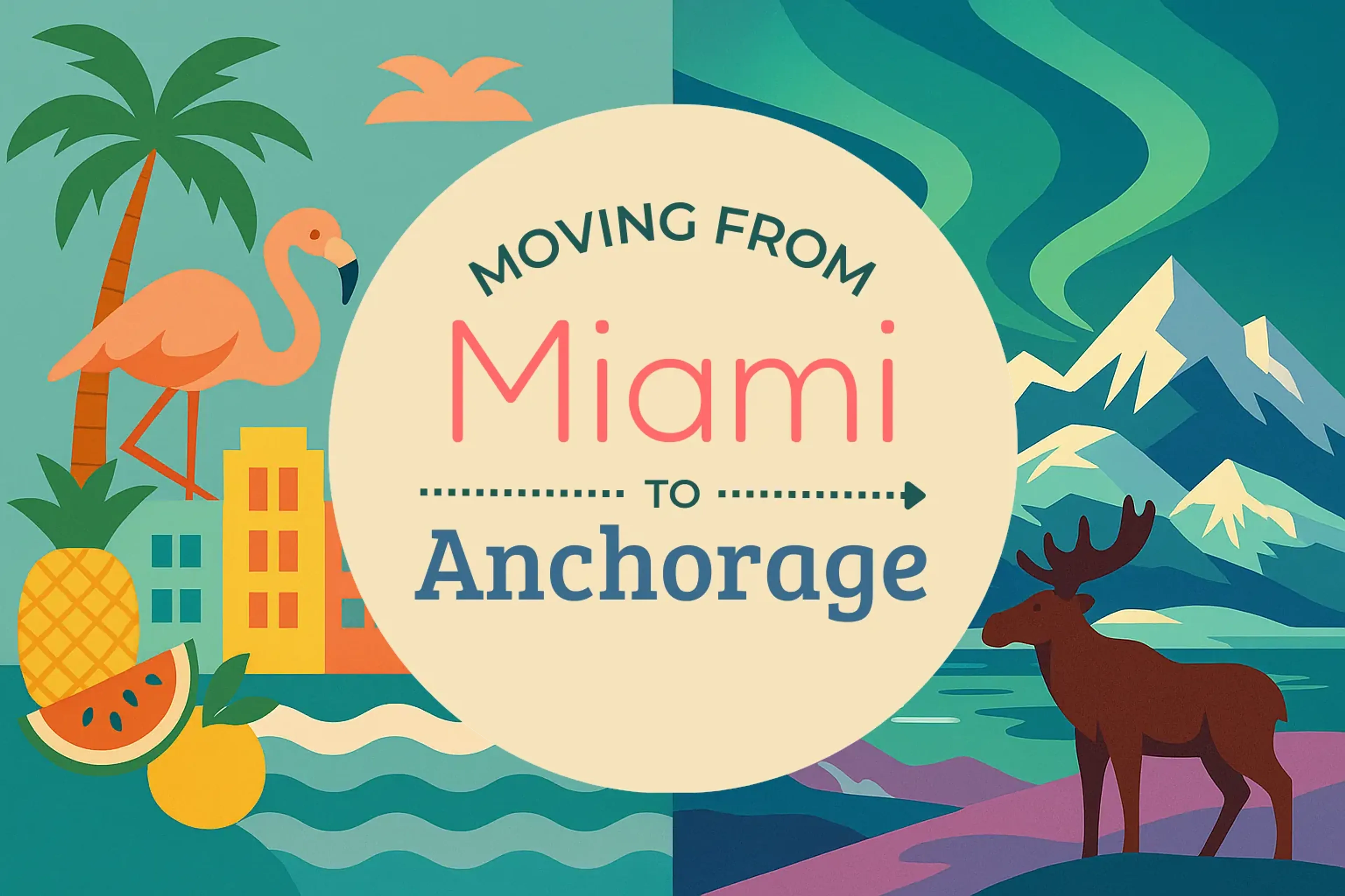 Side-by-side comparison of Miami to Anchorage moving companies