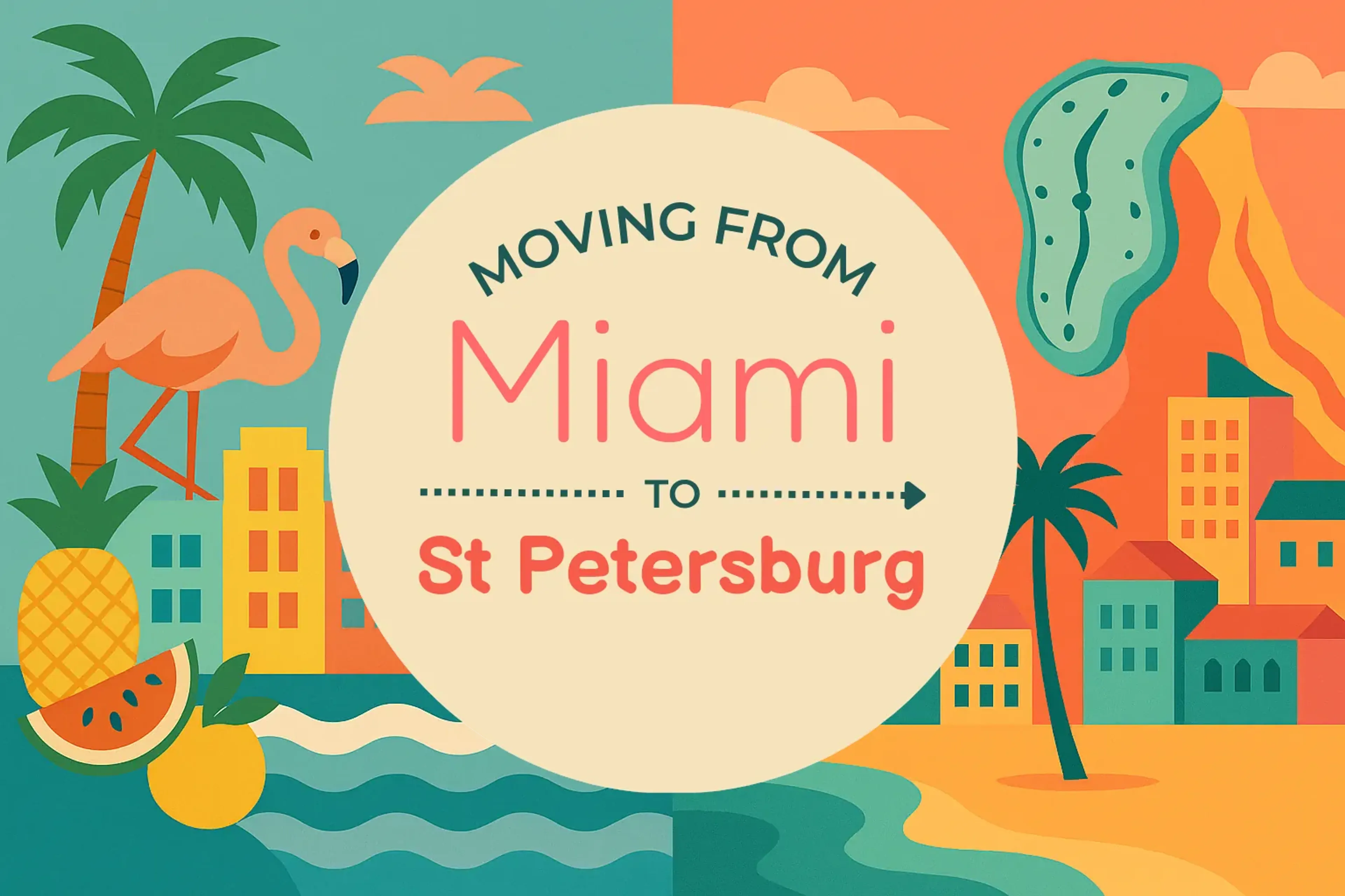 Side-by-side comparison of Miami to St. Petersburg moving companies