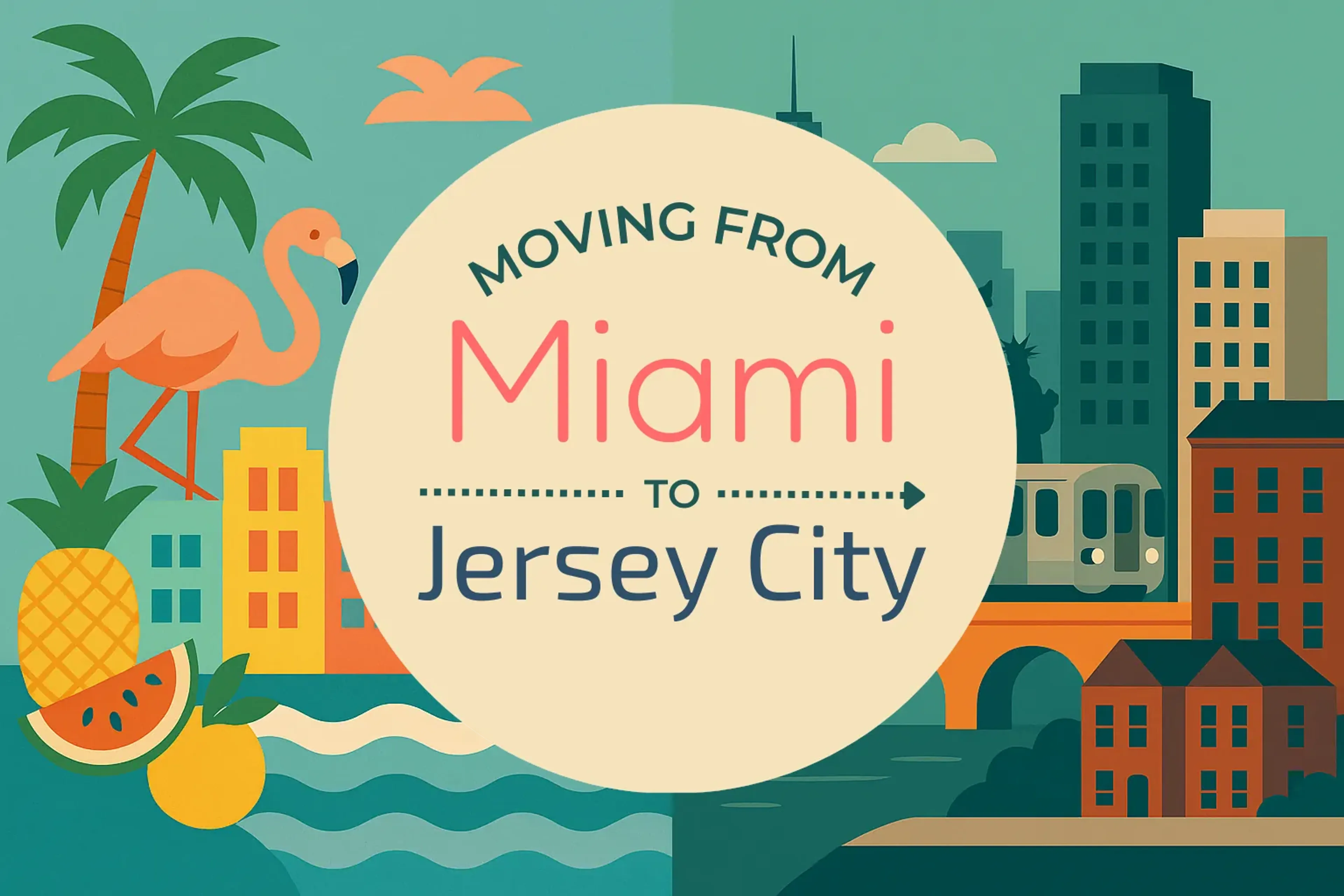 Side-by-side comparison of Miami to Jersey City moving companies