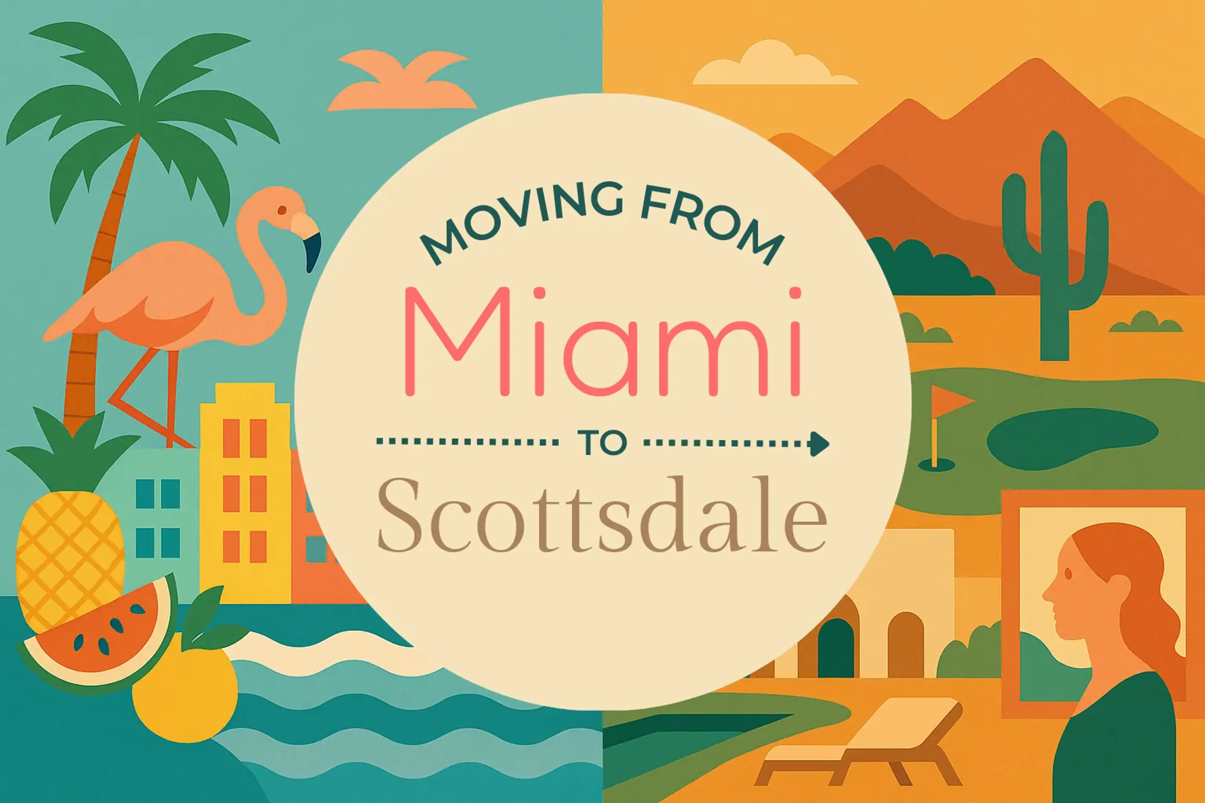 Side-by-side comparison of Miami to Scottsdale moving companies