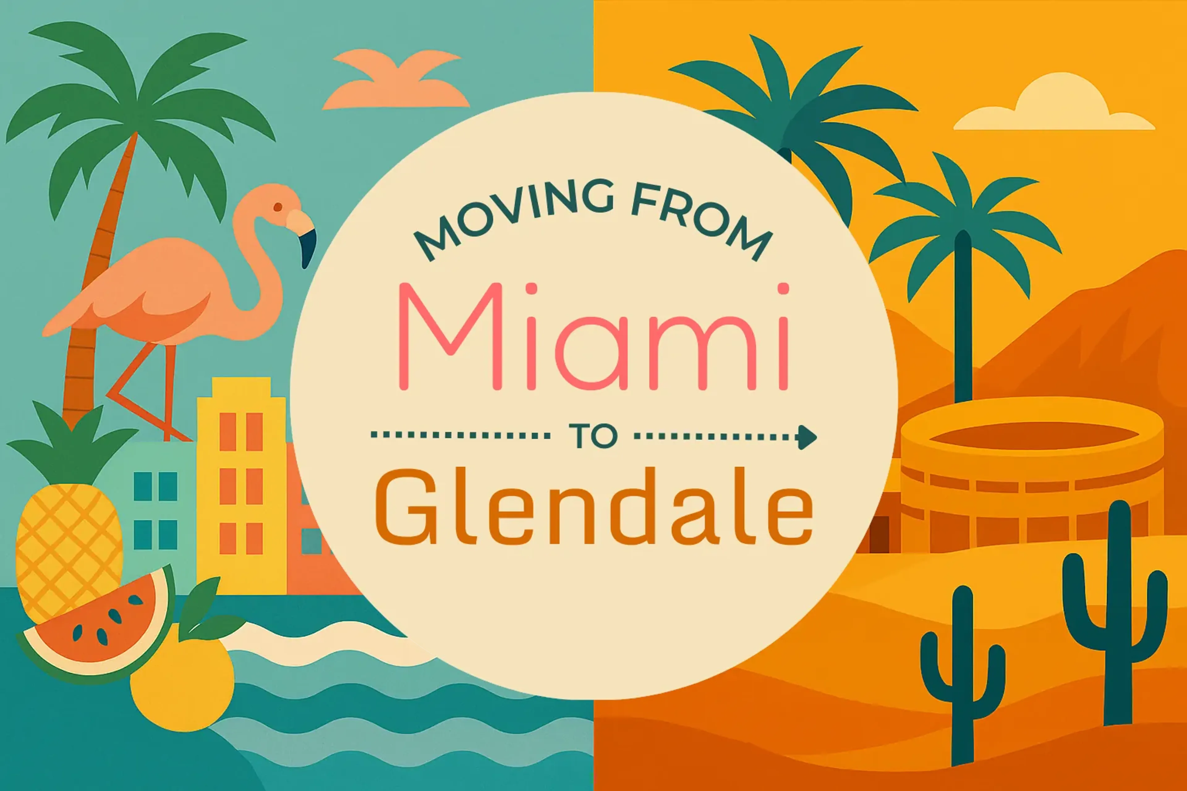 Side-by-side comparison of Miami to Glendale moving companies