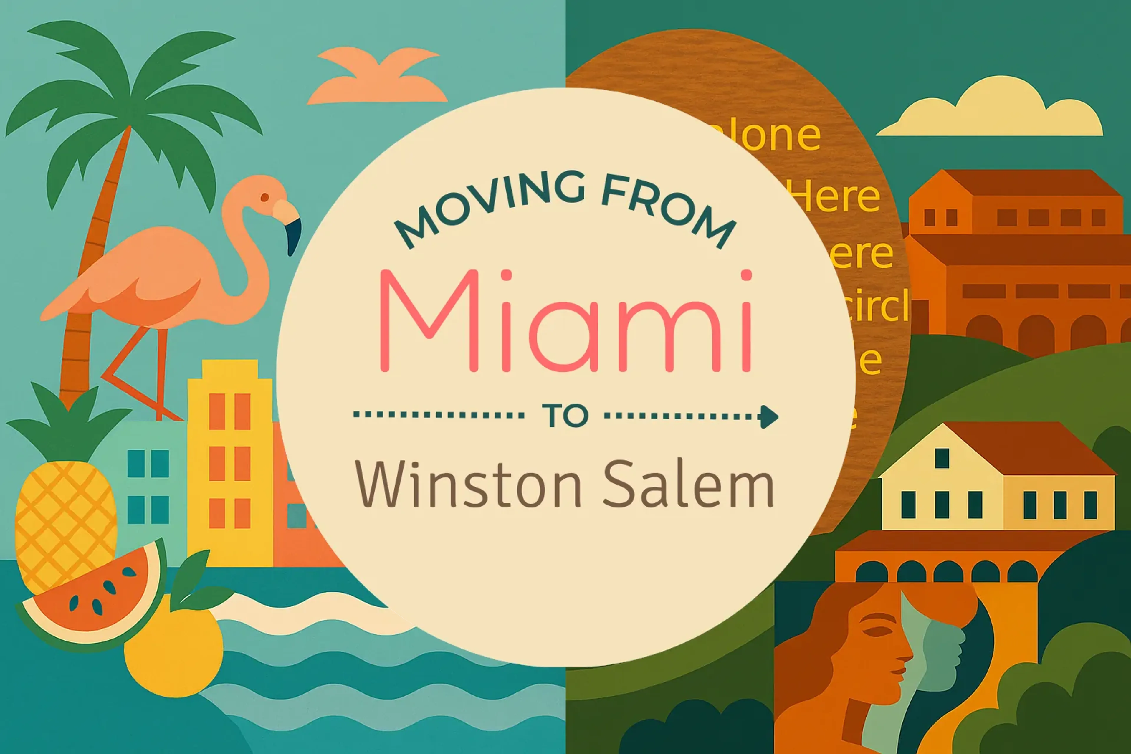 Side-by-side comparison of Miami to Winston Salem moving companies
