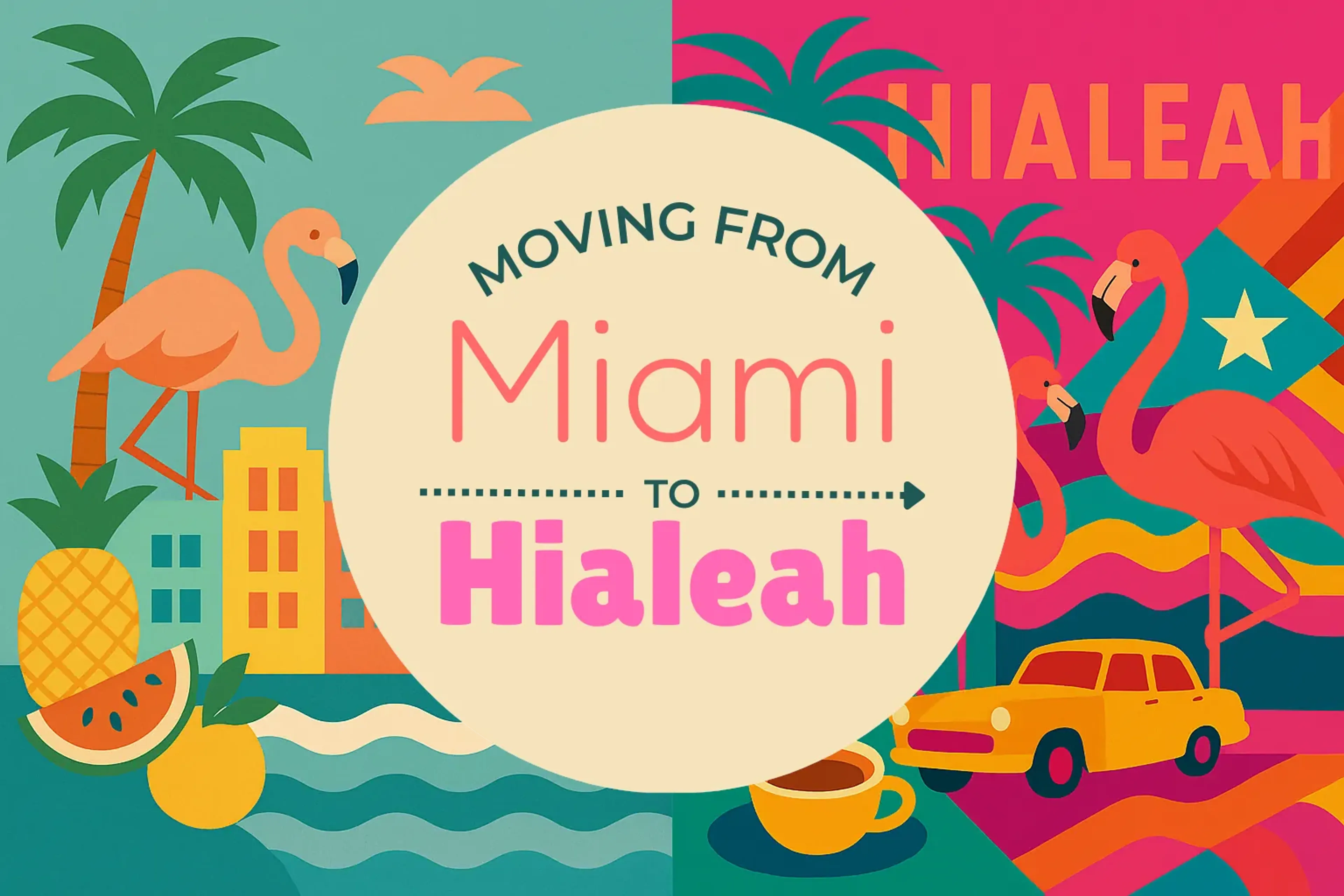 Side-by-side comparison of Miami to Hialeah moving companies