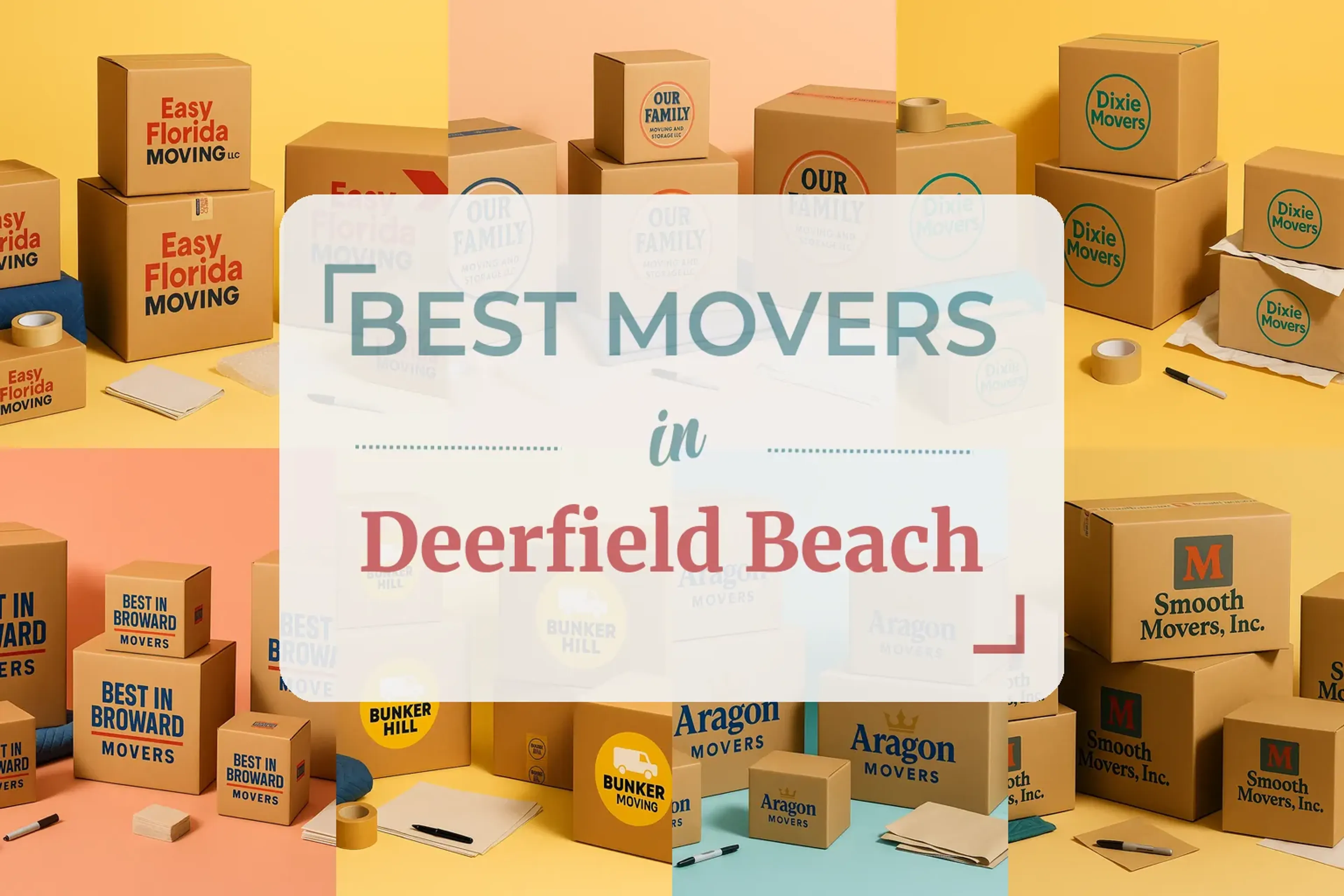 Side-by-side comparison of Deerfield Beach moving companies