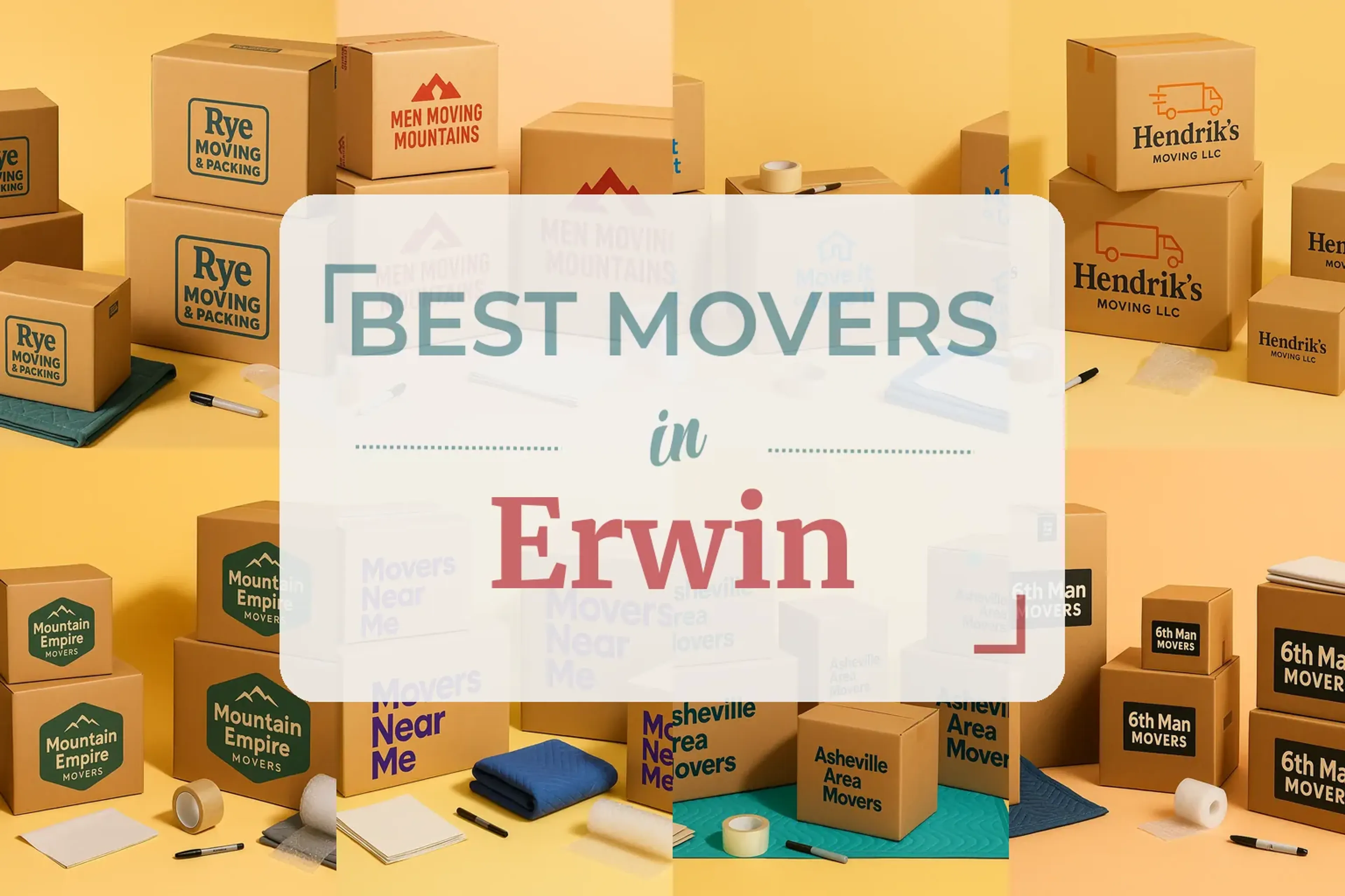Side-by-side comparison of Erwin moving companies