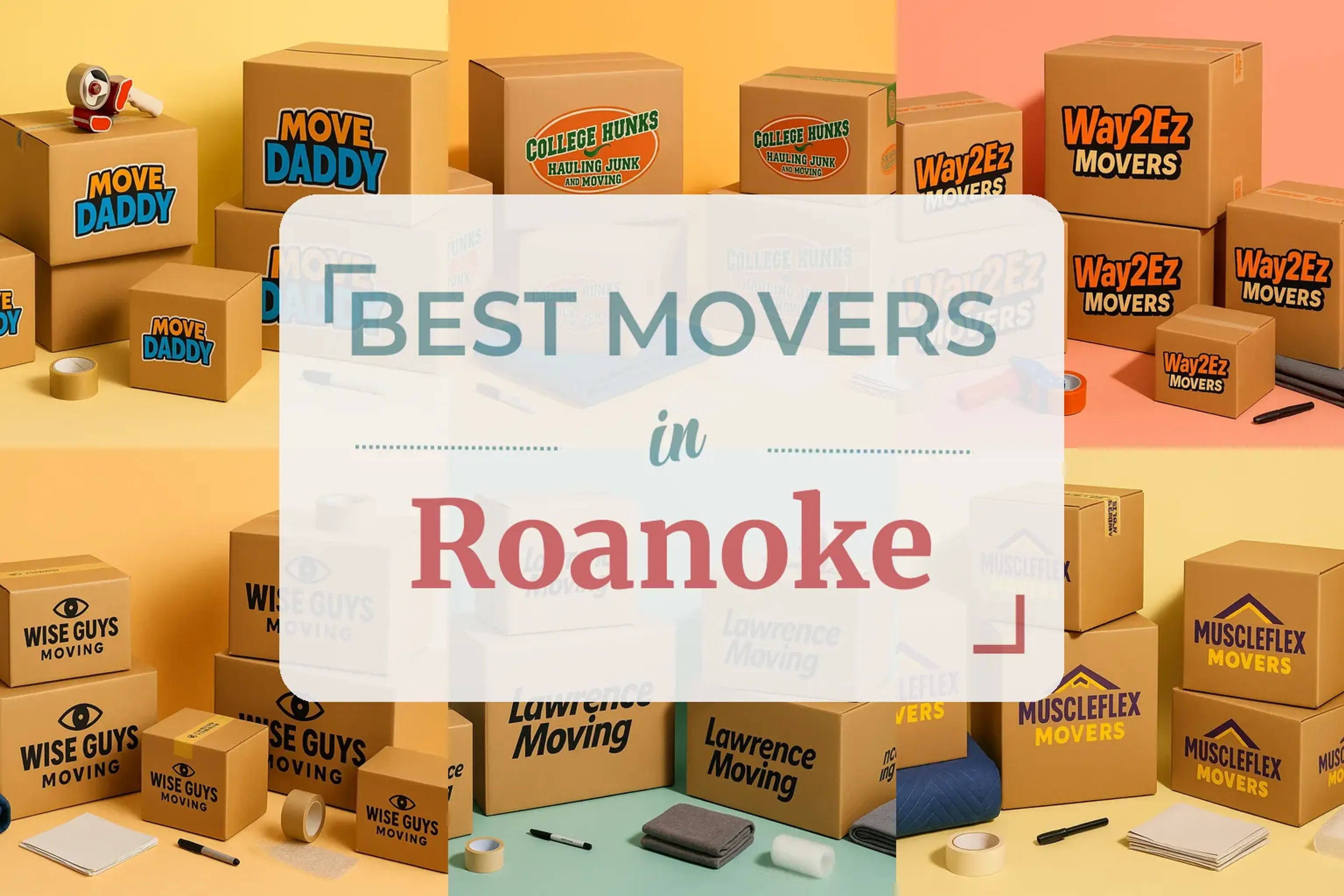 Side-by-side comparison of Roanoke moving companies