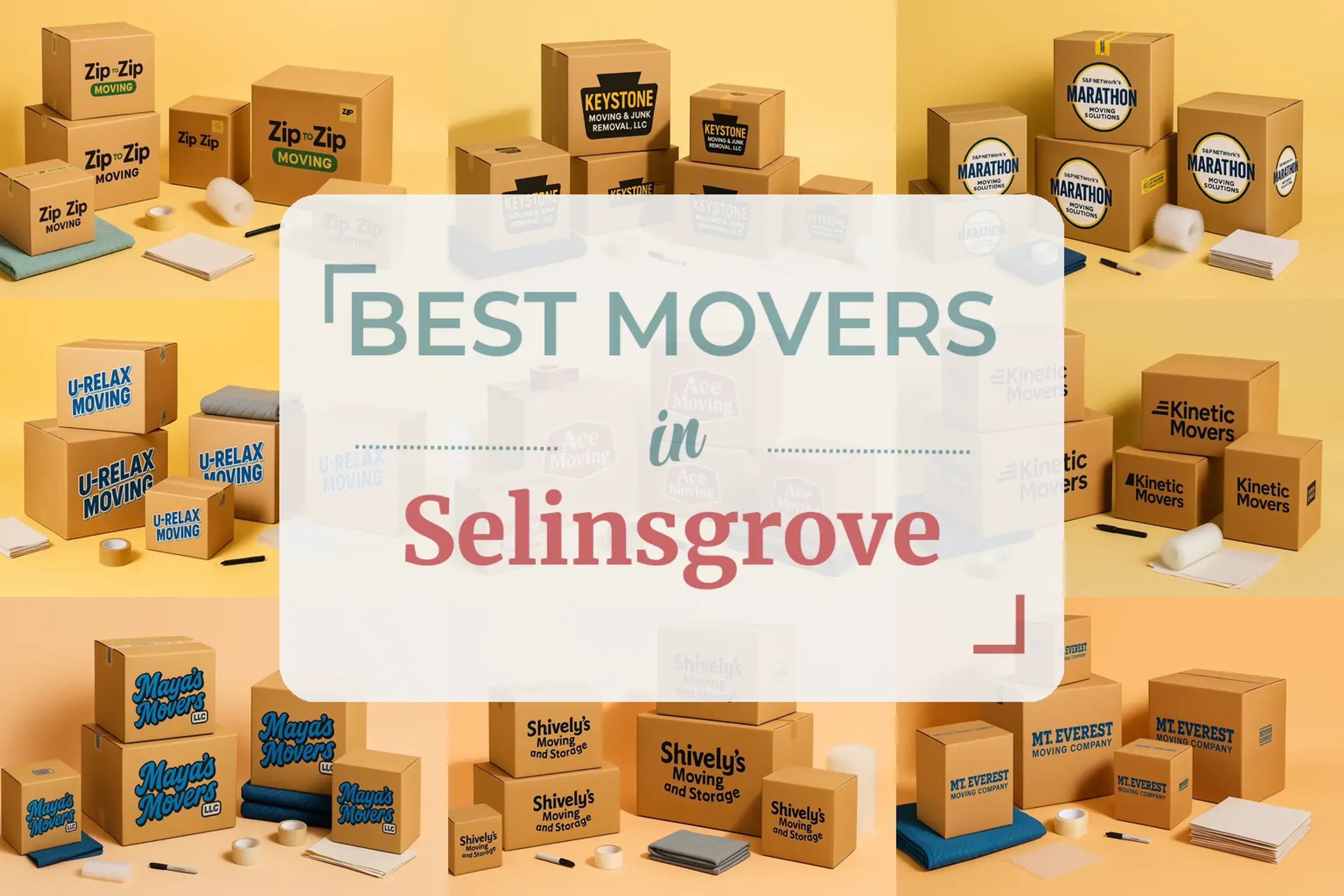Side-by-side comparison of Selinsgrove moving companies