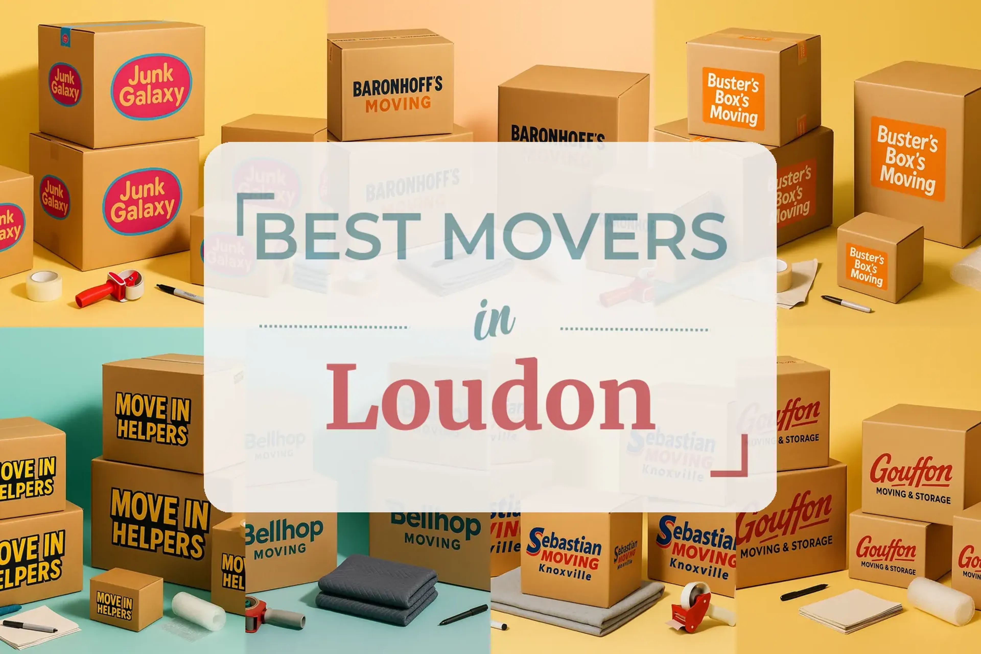 Side-by-side comparison of Loudon moving companies