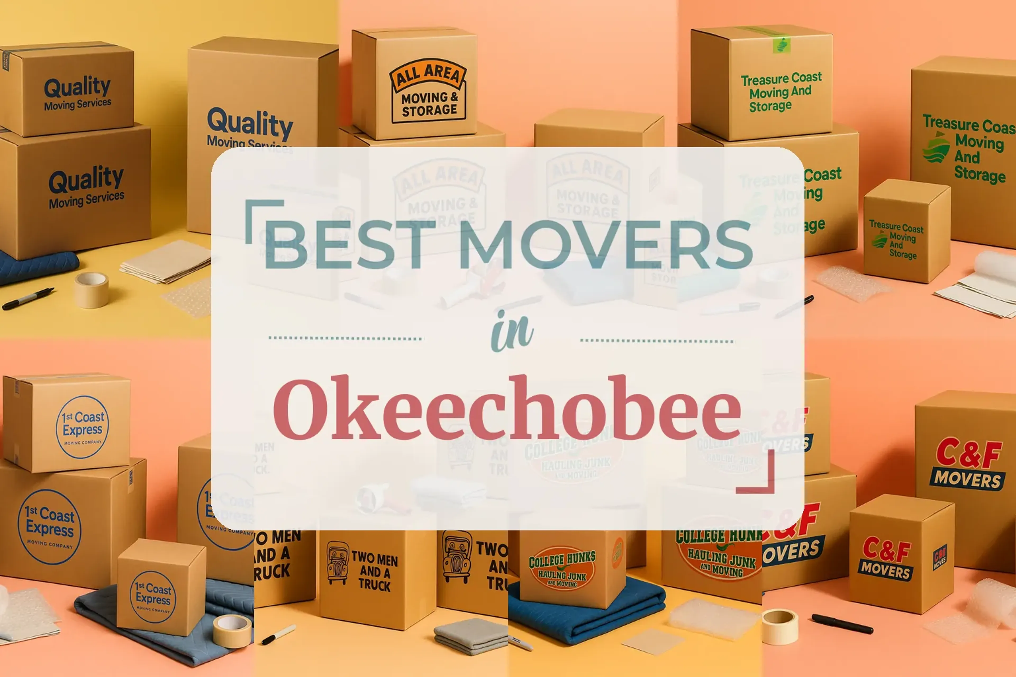Side-by-side comparison of Okeechobee moving companies