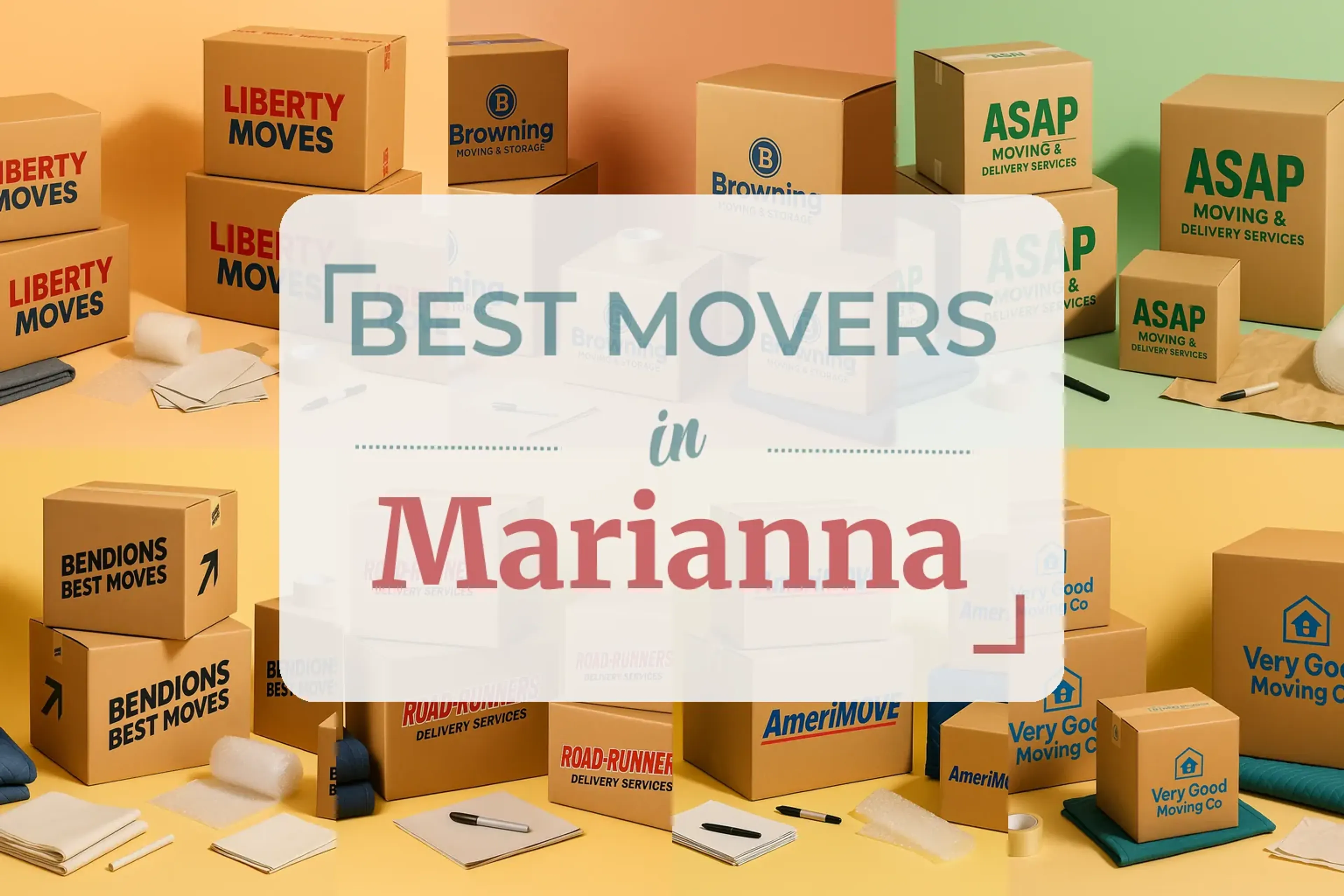 Side-by-side comparison of Marianna moving companies