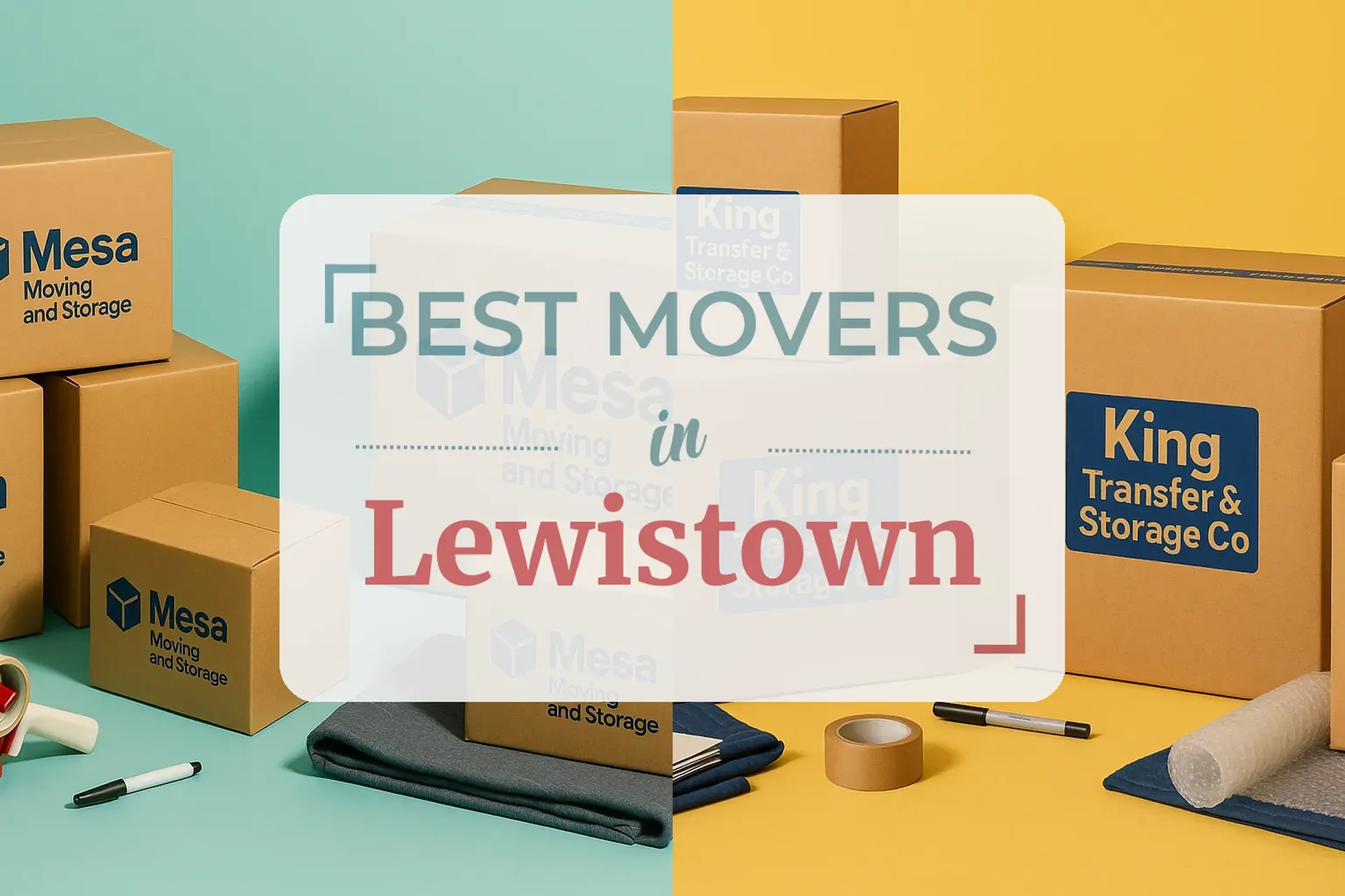Side-by-side comparison of Lewistown moving companies