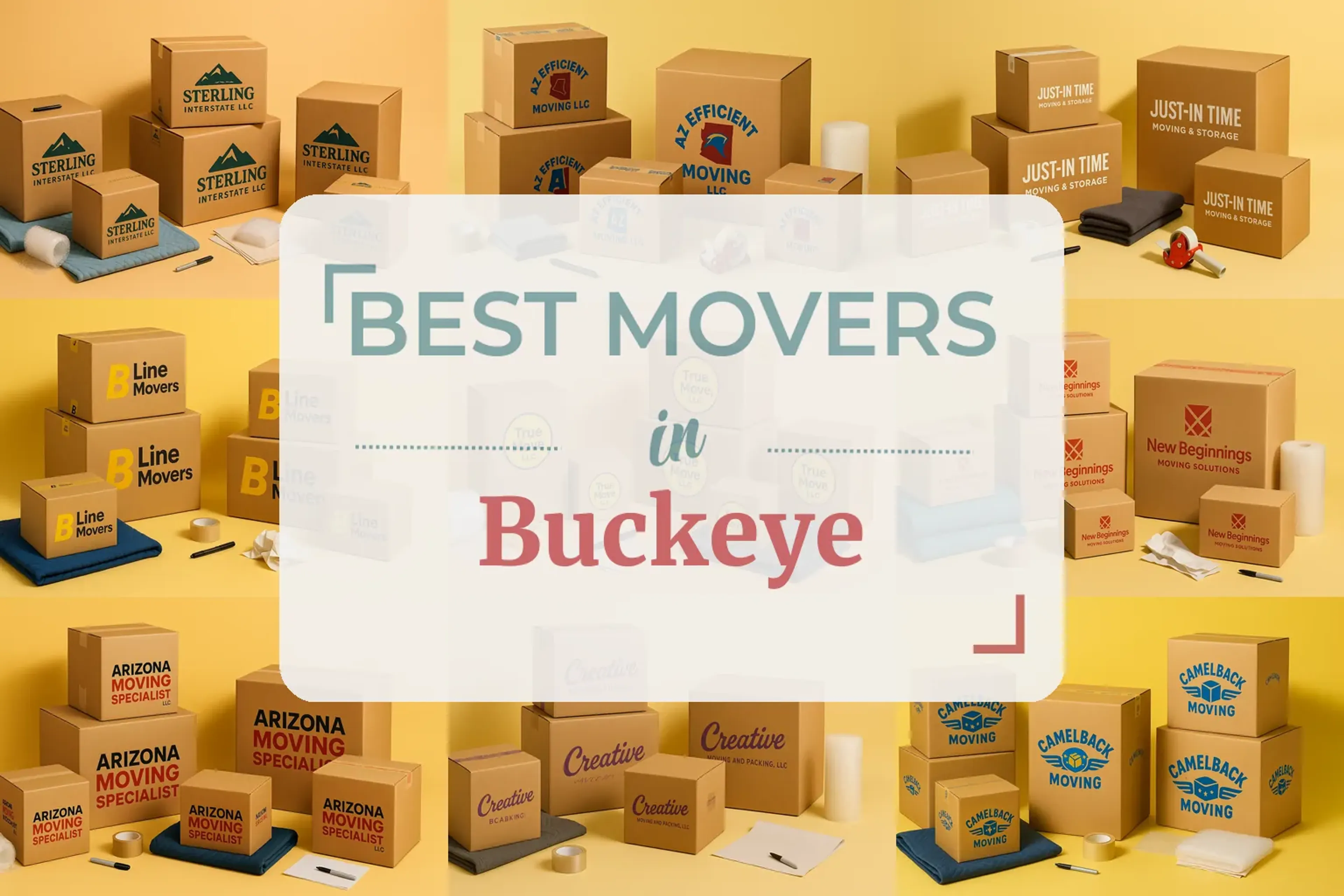 Side-by-side comparison of Buckeye moving companies