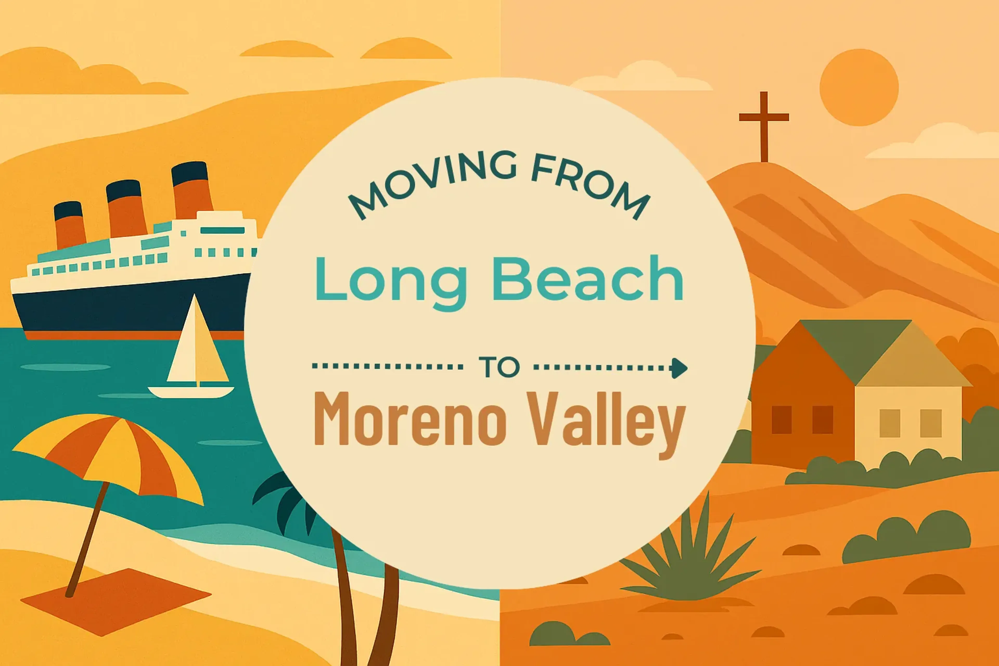 Side-by-side comparison of Long Beach to Moreno Valley moving companies