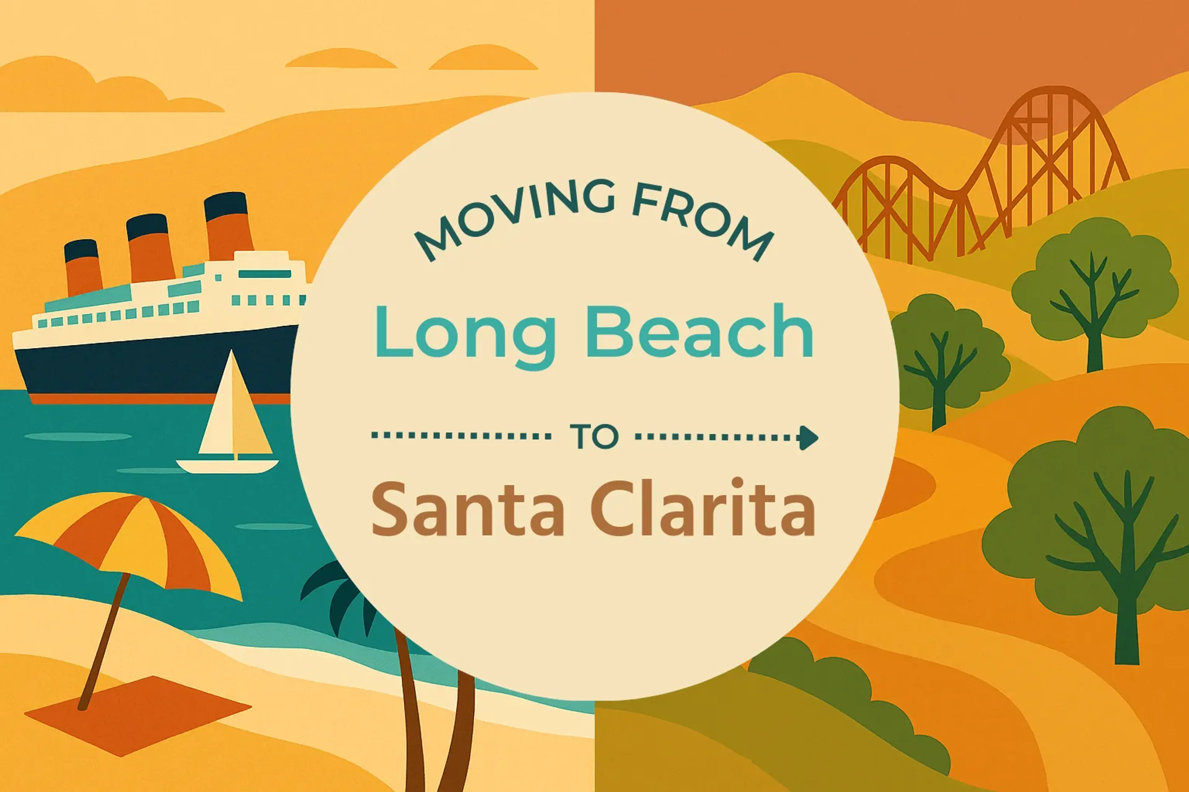 Side-by-side comparison of Long Beach to Santa Clarita moving companies