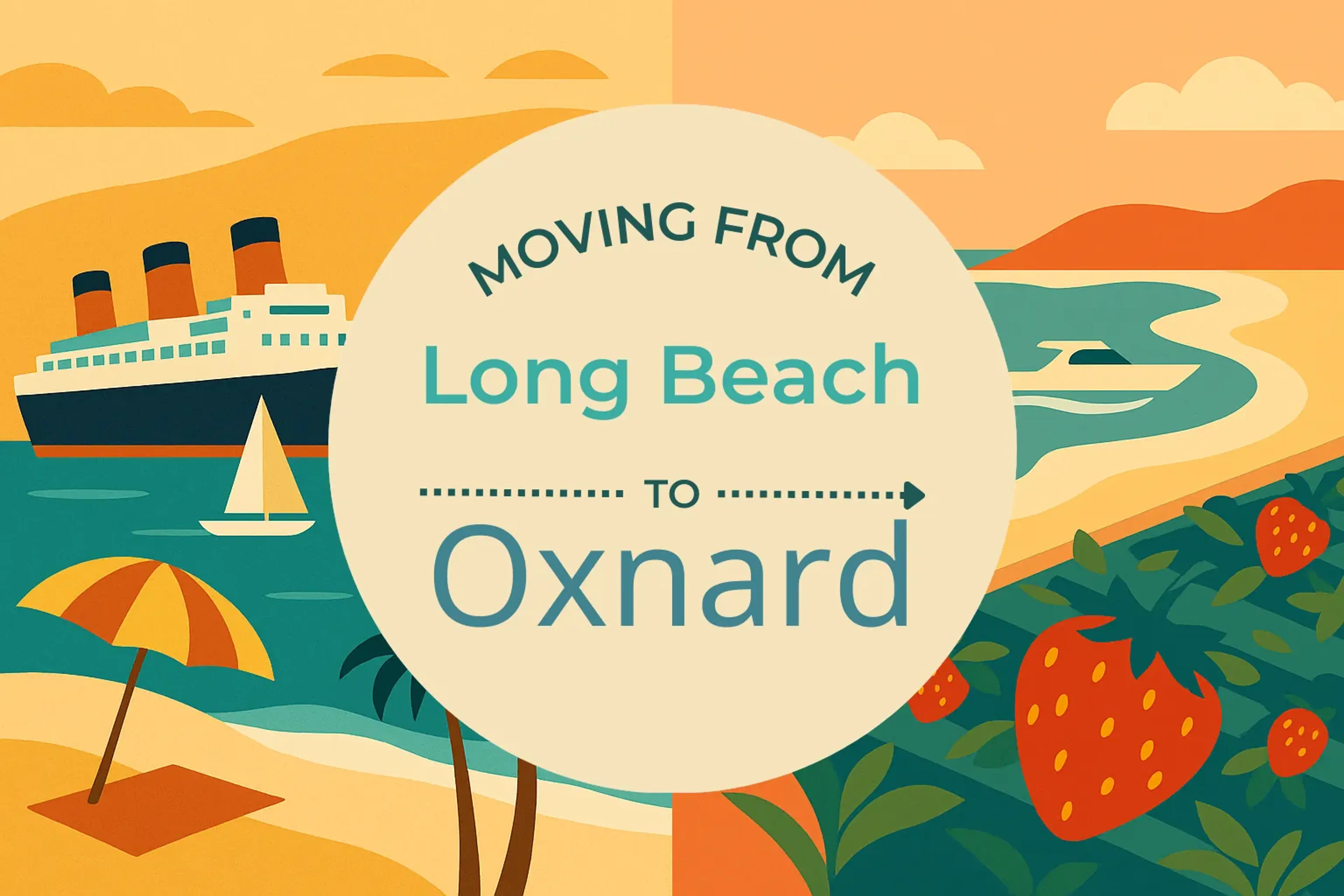 Side-by-side comparison of Long Beach to Oxnard moving companies