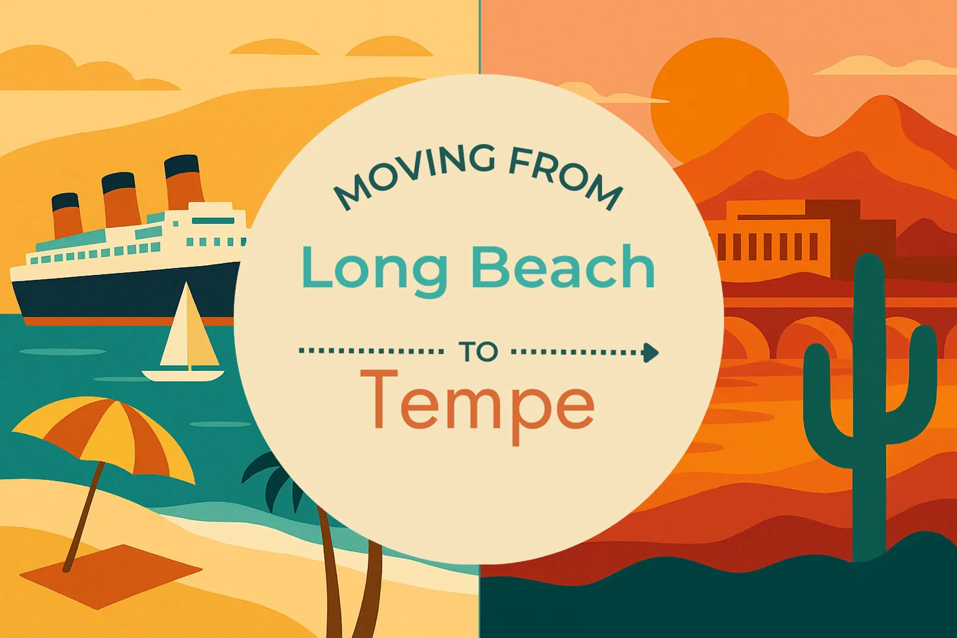 Side-by-side comparison of Long Beach to Tempe moving companies