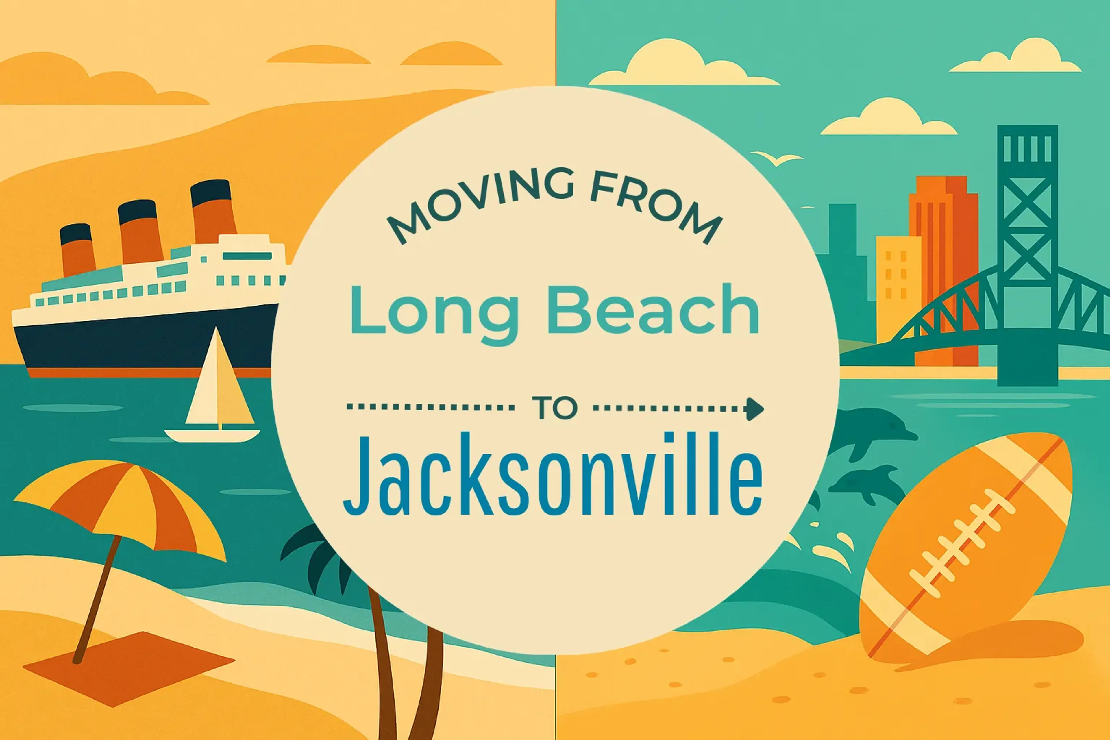 Side-by-side comparison of Long Beach to Jacksonville moving companies