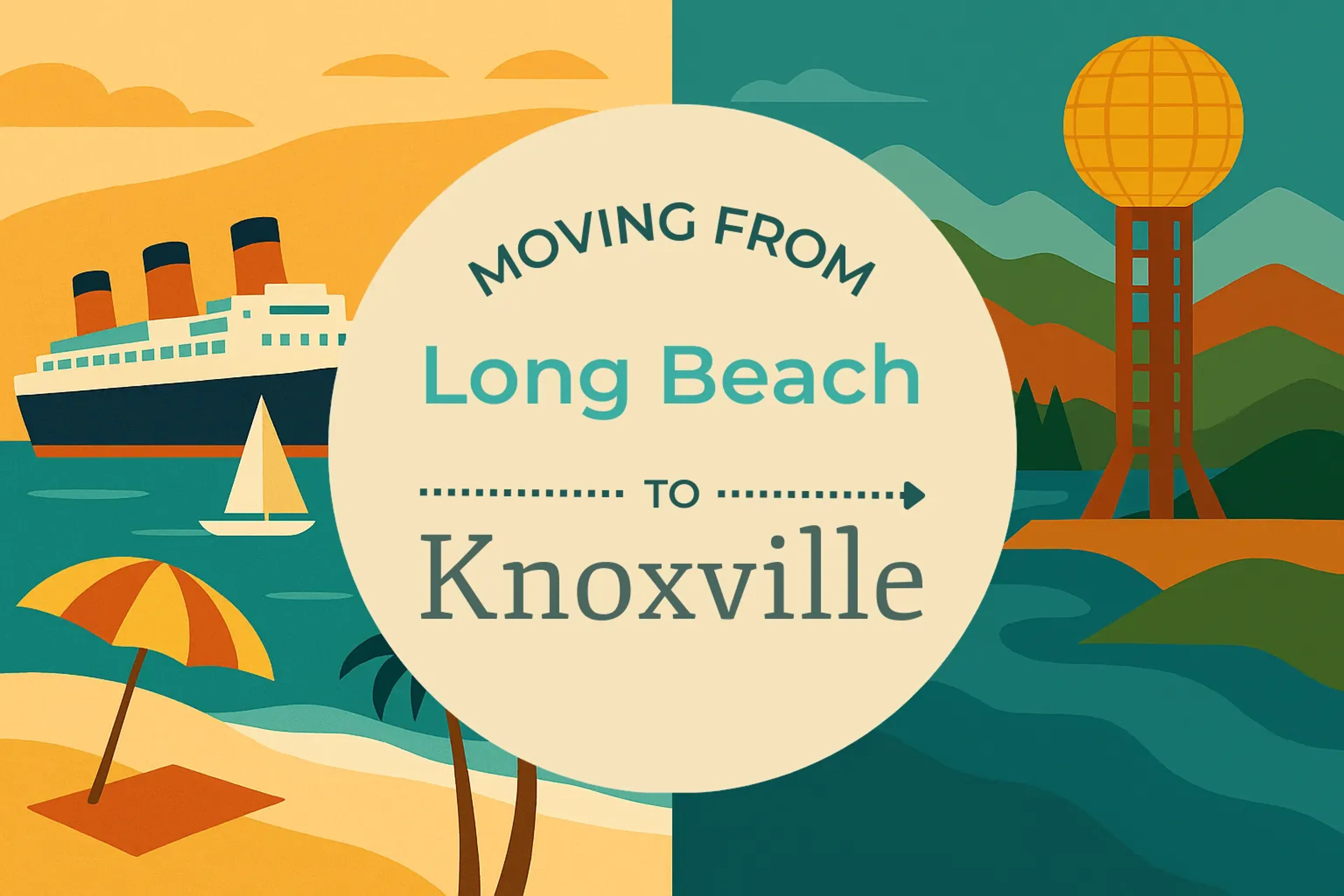 Side-by-side comparison of Long Beach to Knoxville moving companies