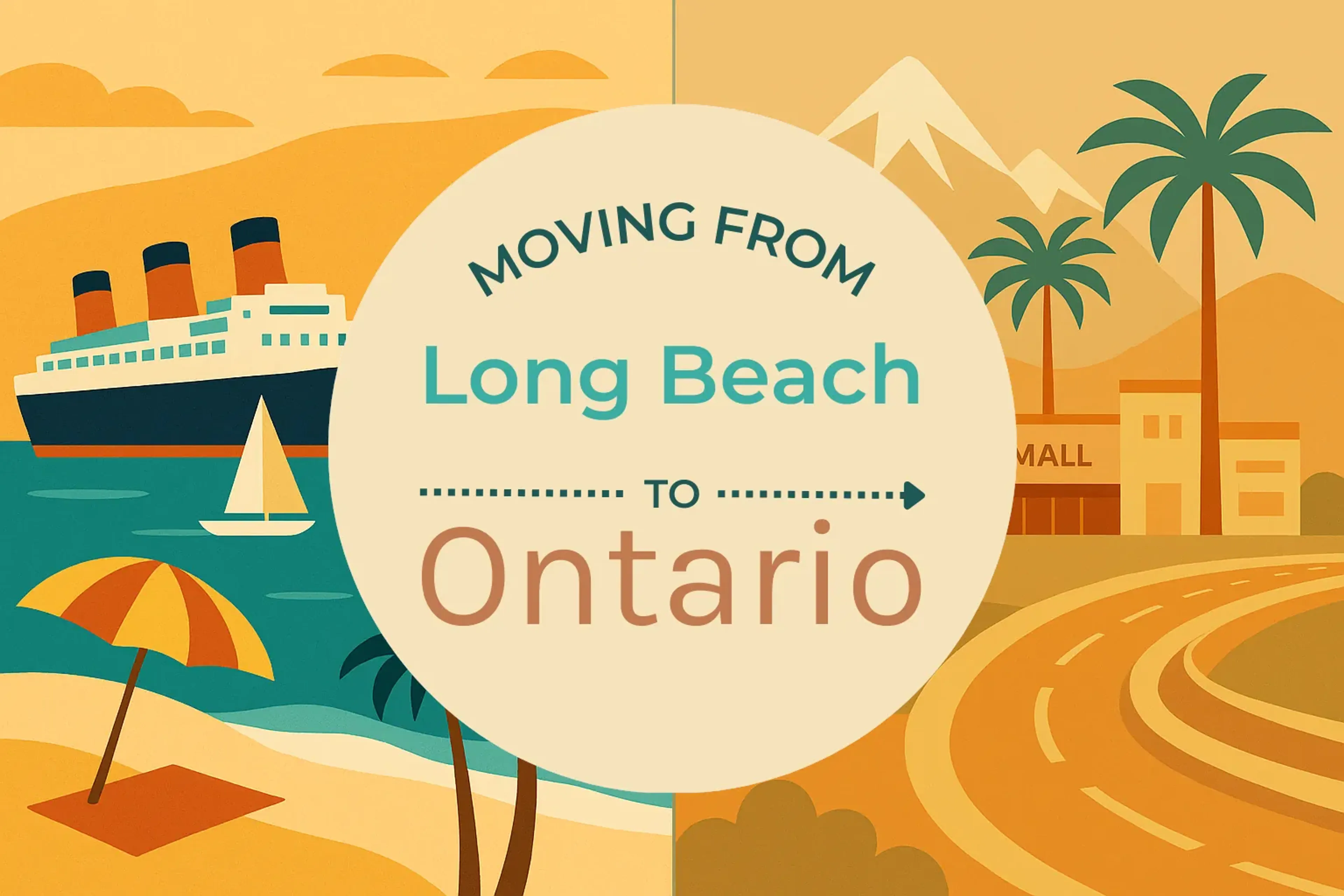 Side-by-side comparison of Long Beach to Ontario moving companies