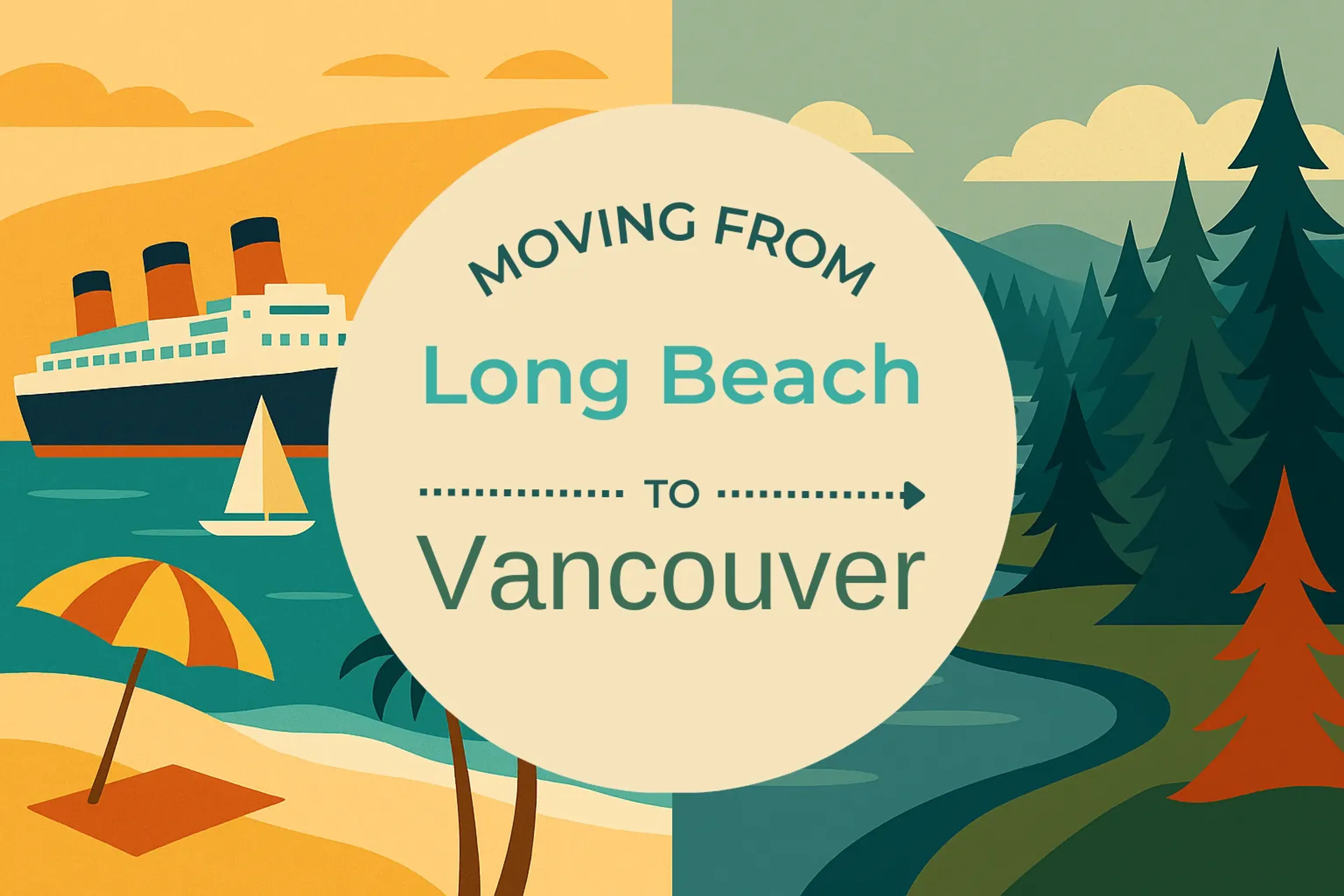 Side-by-side comparison of Long Beach to Vancouver moving companies