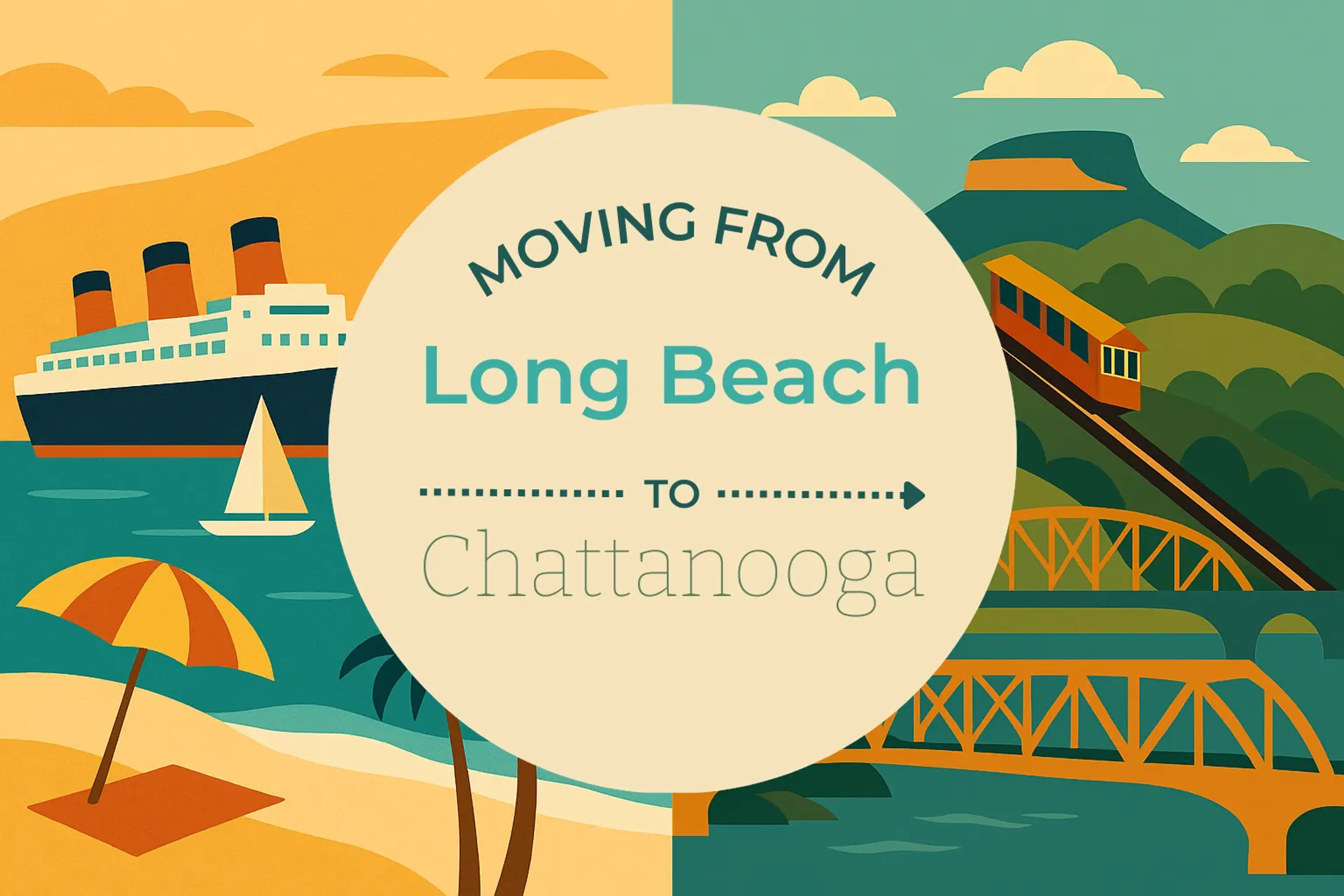 Side-by-side comparison of Long Beach to Chattanooga moving companies
