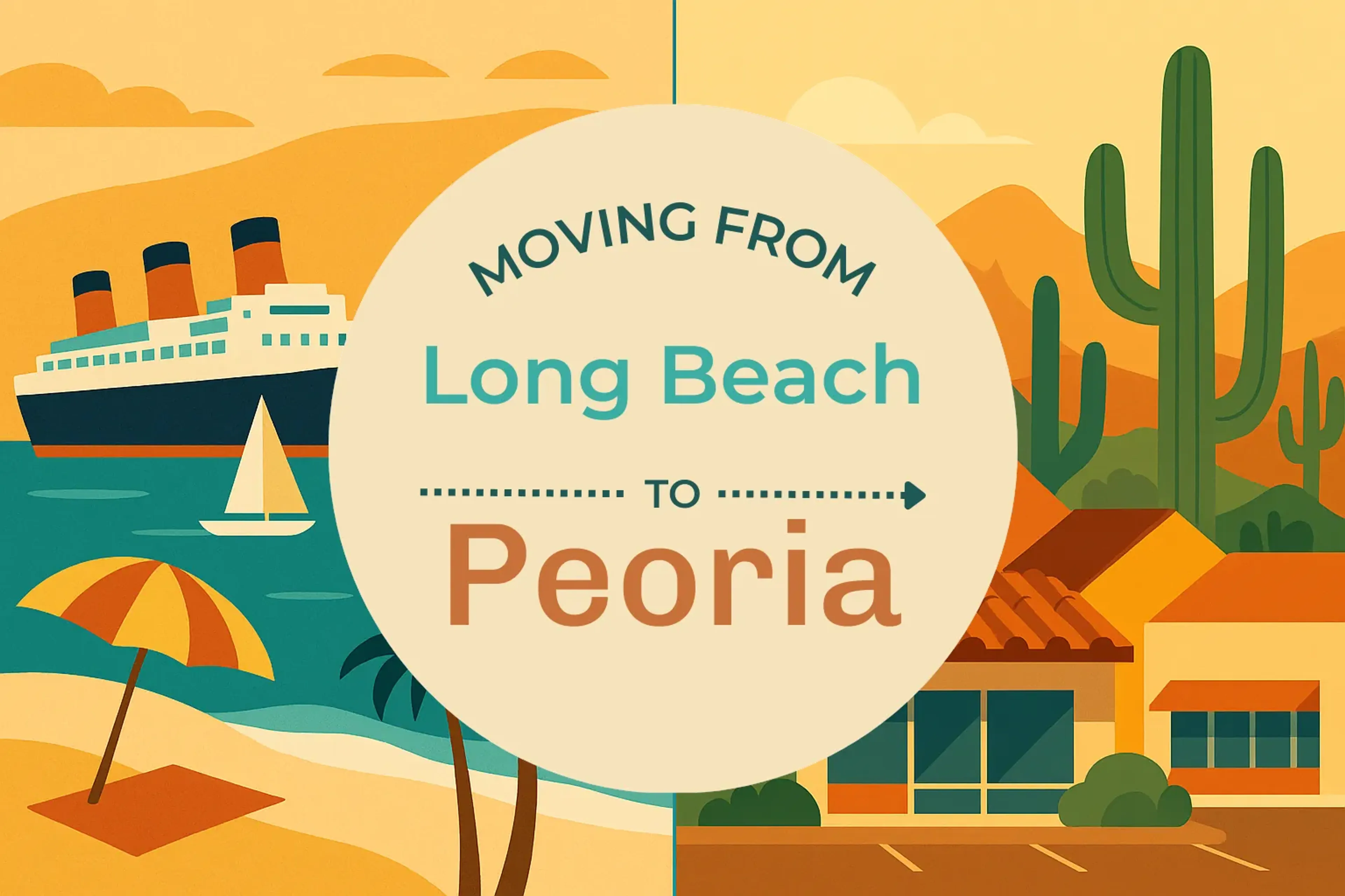 Side-by-side comparison of Long Beach to Peoria moving companies