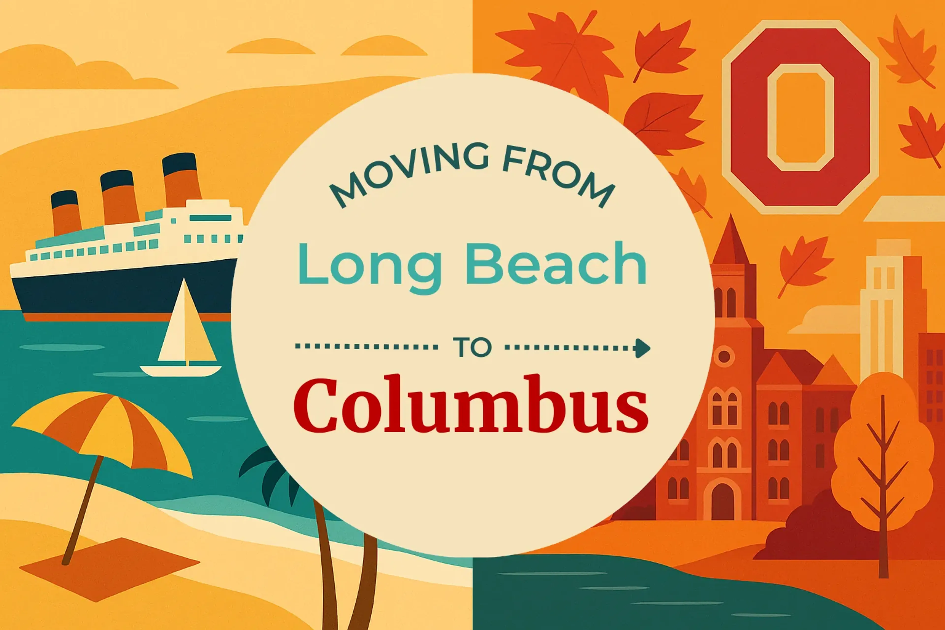 Side-by-side comparison of Long Beach to Columbus moving companies