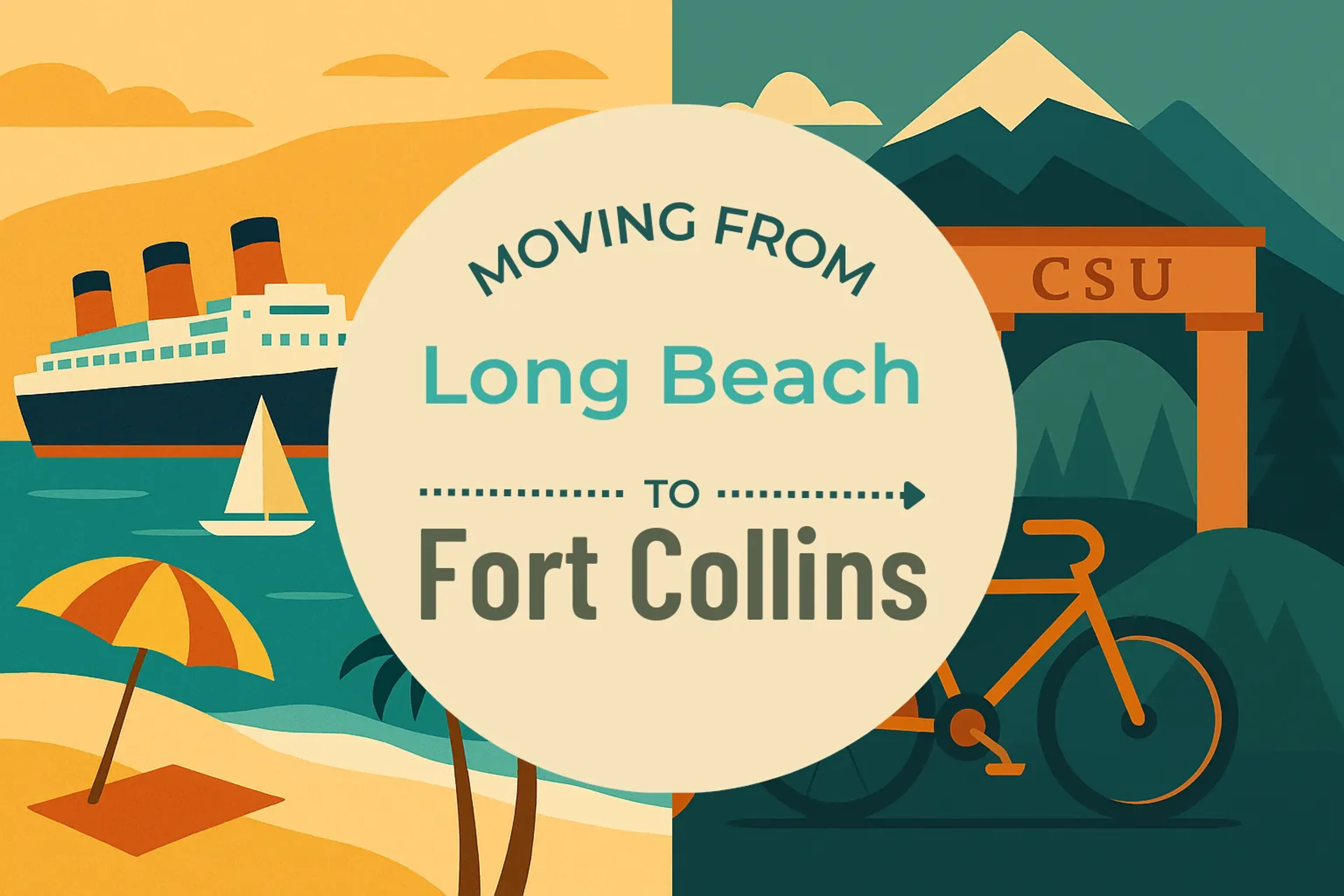 Side-by-side comparison of Long Beach to Fort Collins moving companies
