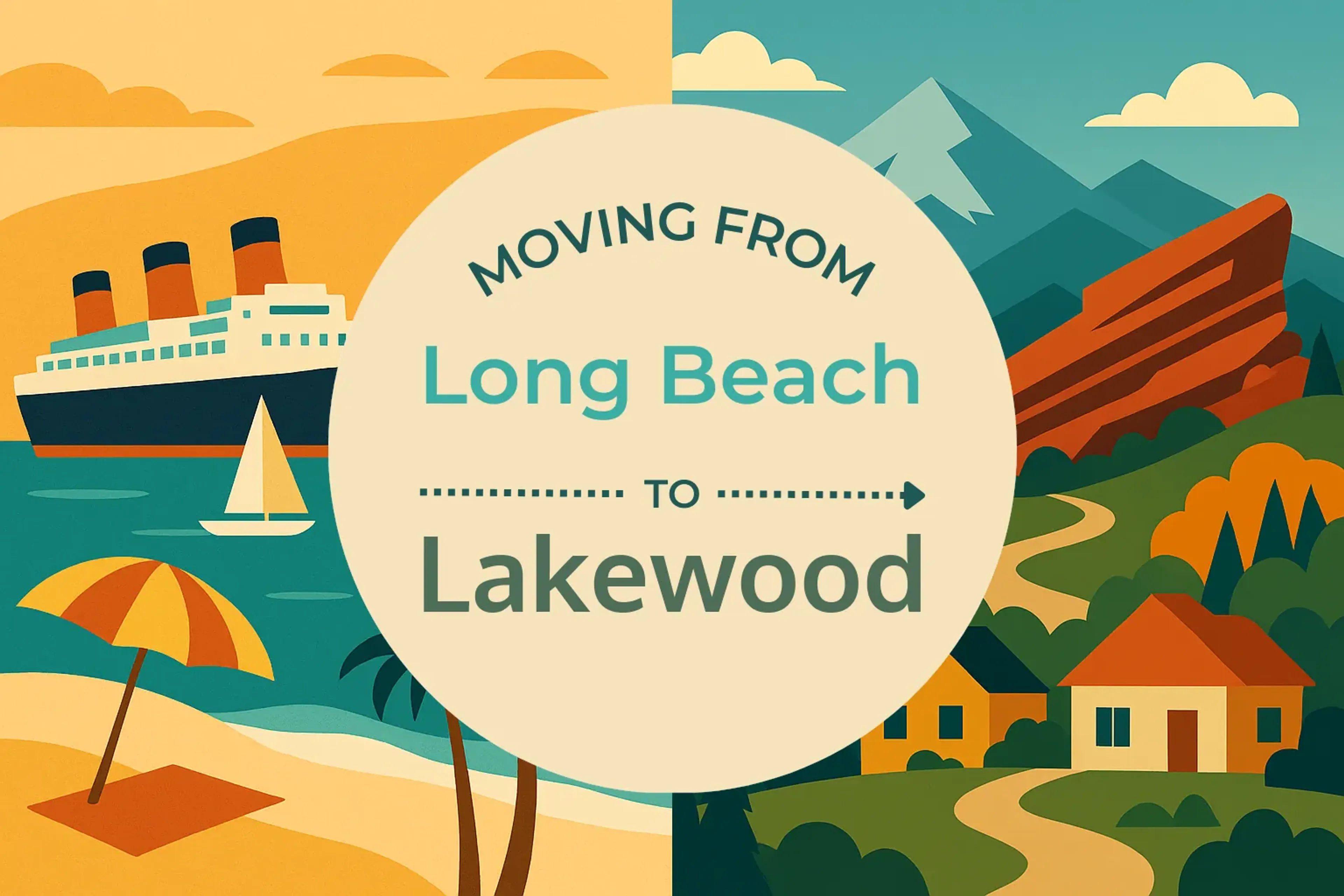 Side-by-side comparison of Long Beach to Lakewood moving companies