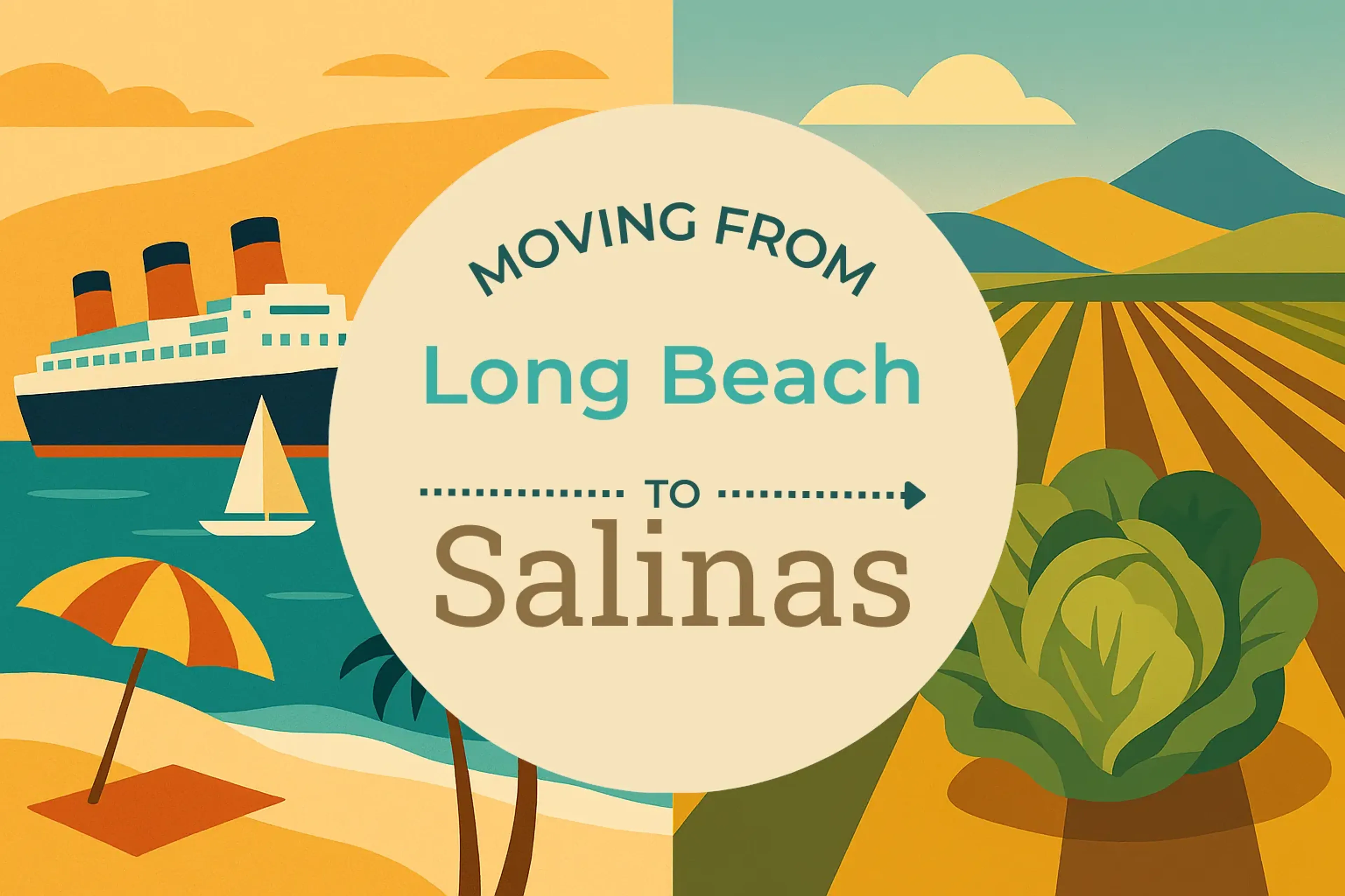 Side-by-side comparison of Long Beach to Salinas moving companies