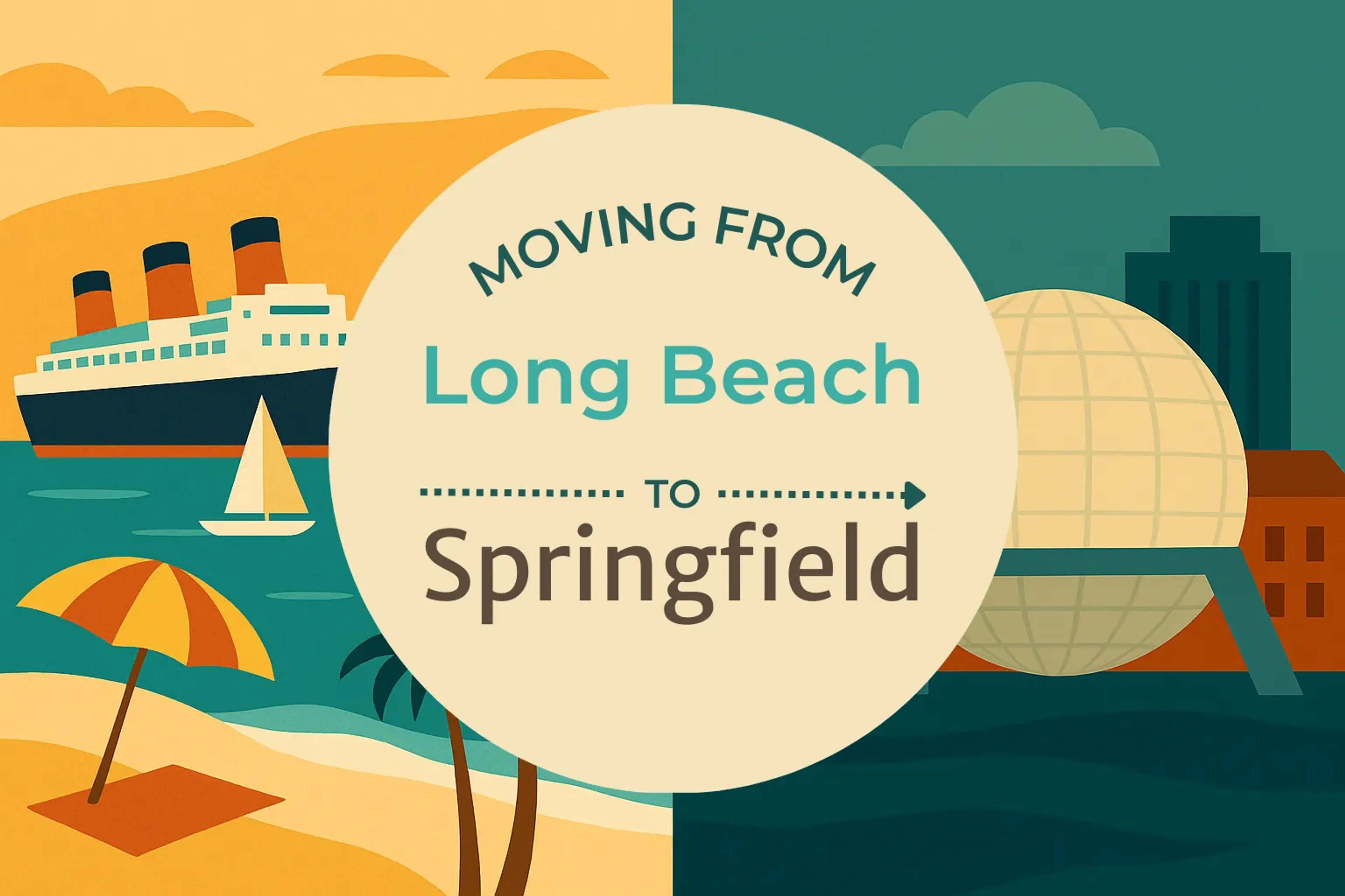 Side-by-side comparison of Long Beach to Springfield moving companies