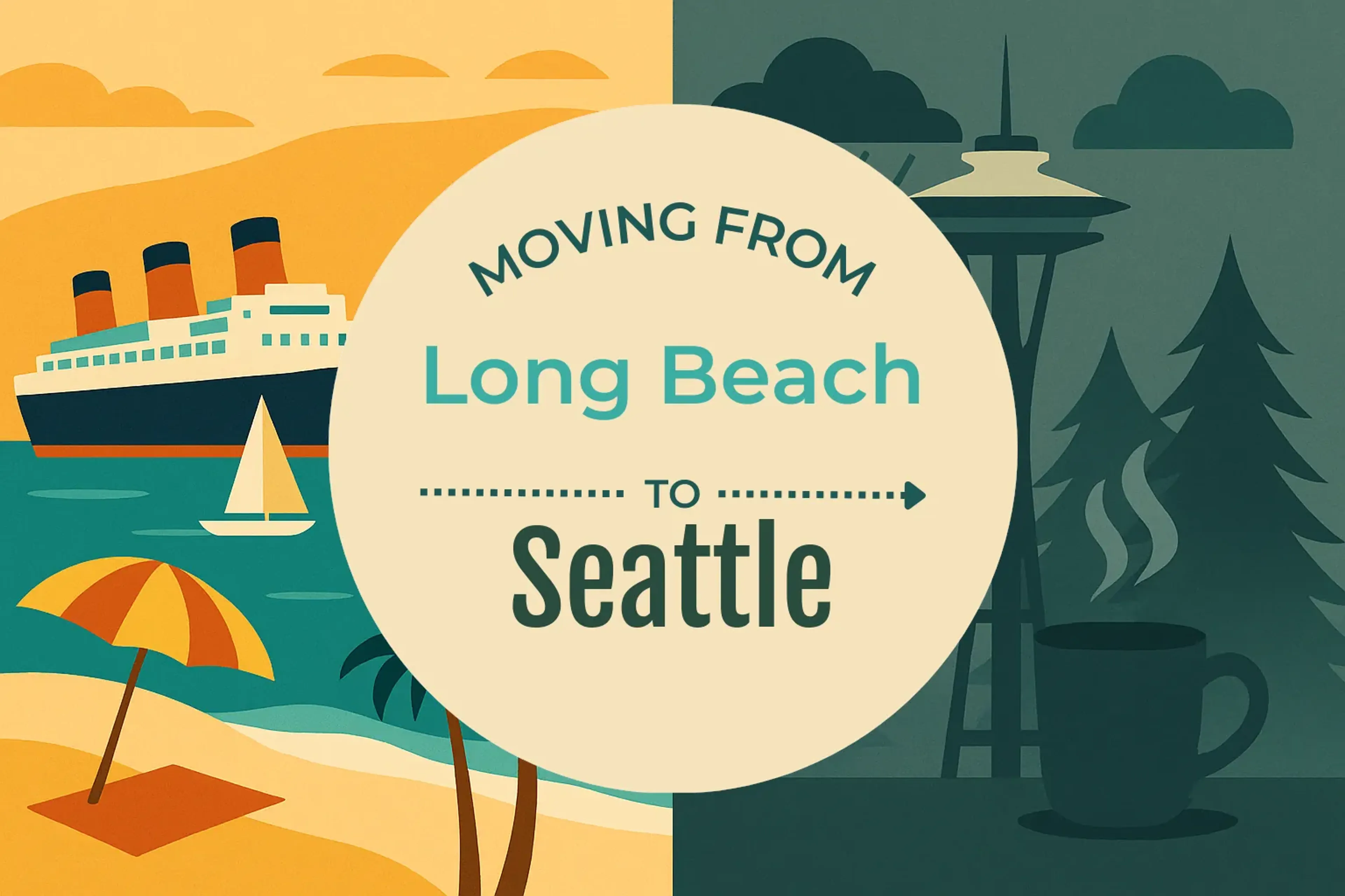 Side-by-side comparison of Long Beach to Seattle moving companies