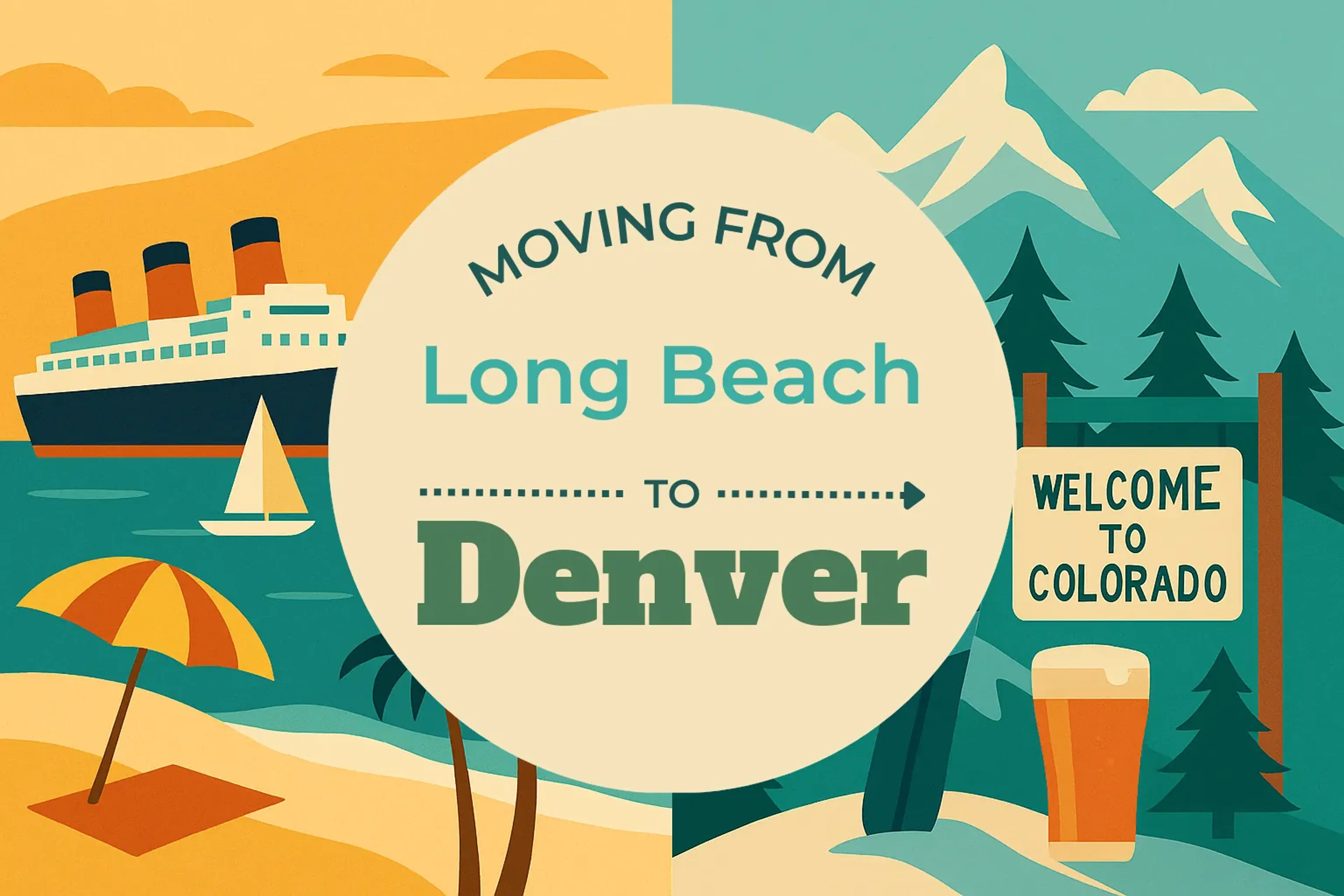 Side-by-side comparison of Long Beach to Denver moving companies