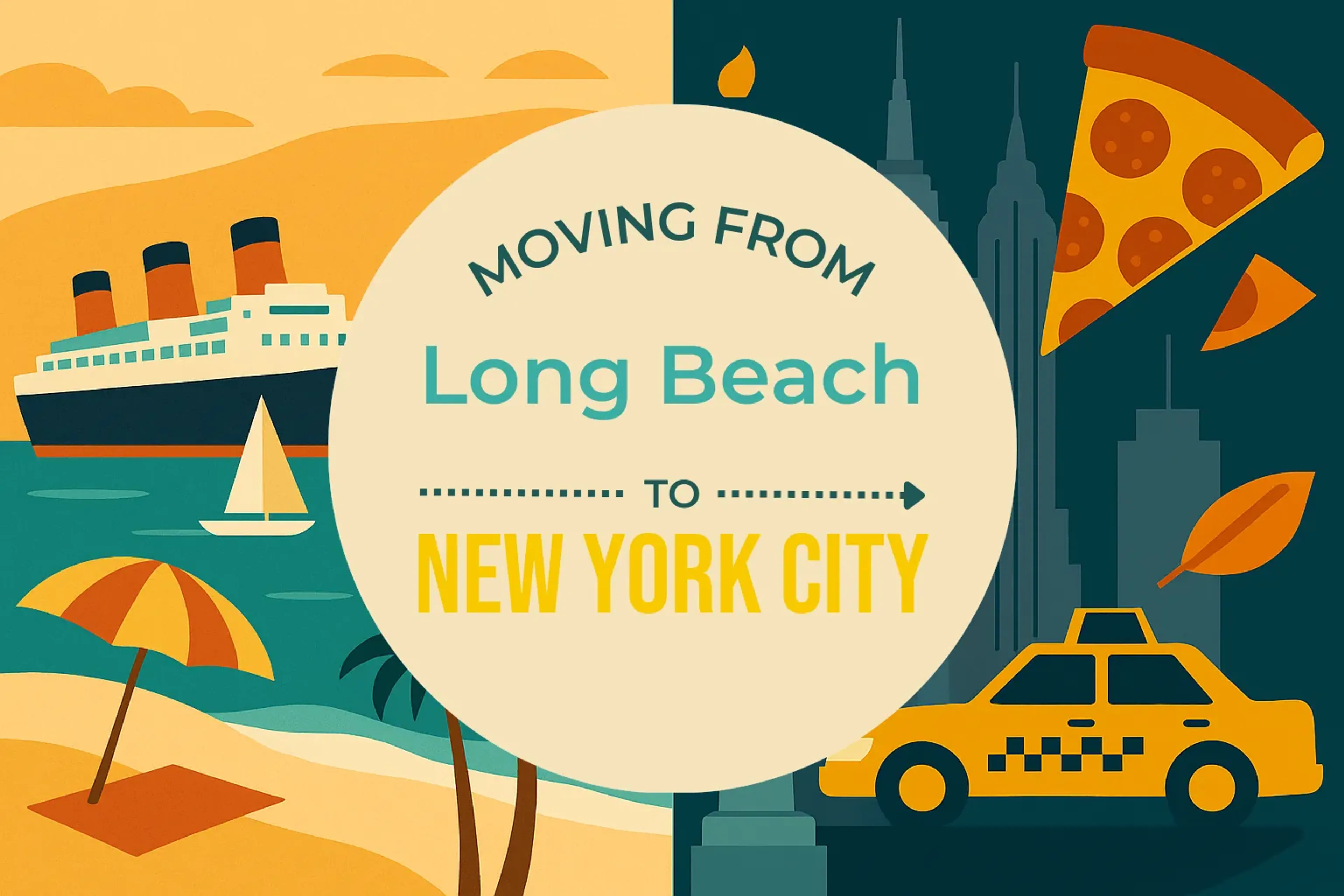 Side-by-side comparison of Long Beach to New York City moving companies