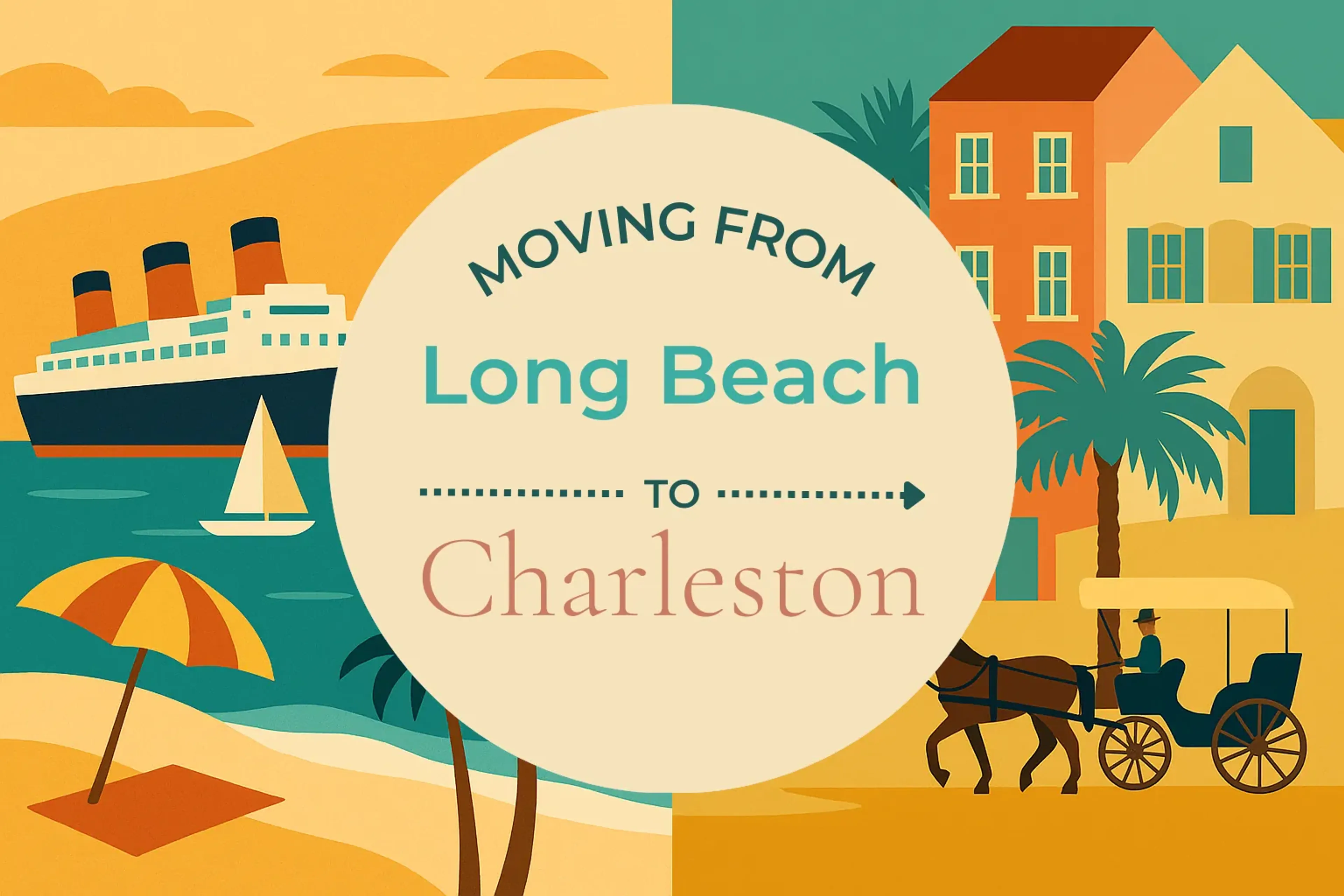 Side-by-side comparison of Long Beach to Charleston moving companies