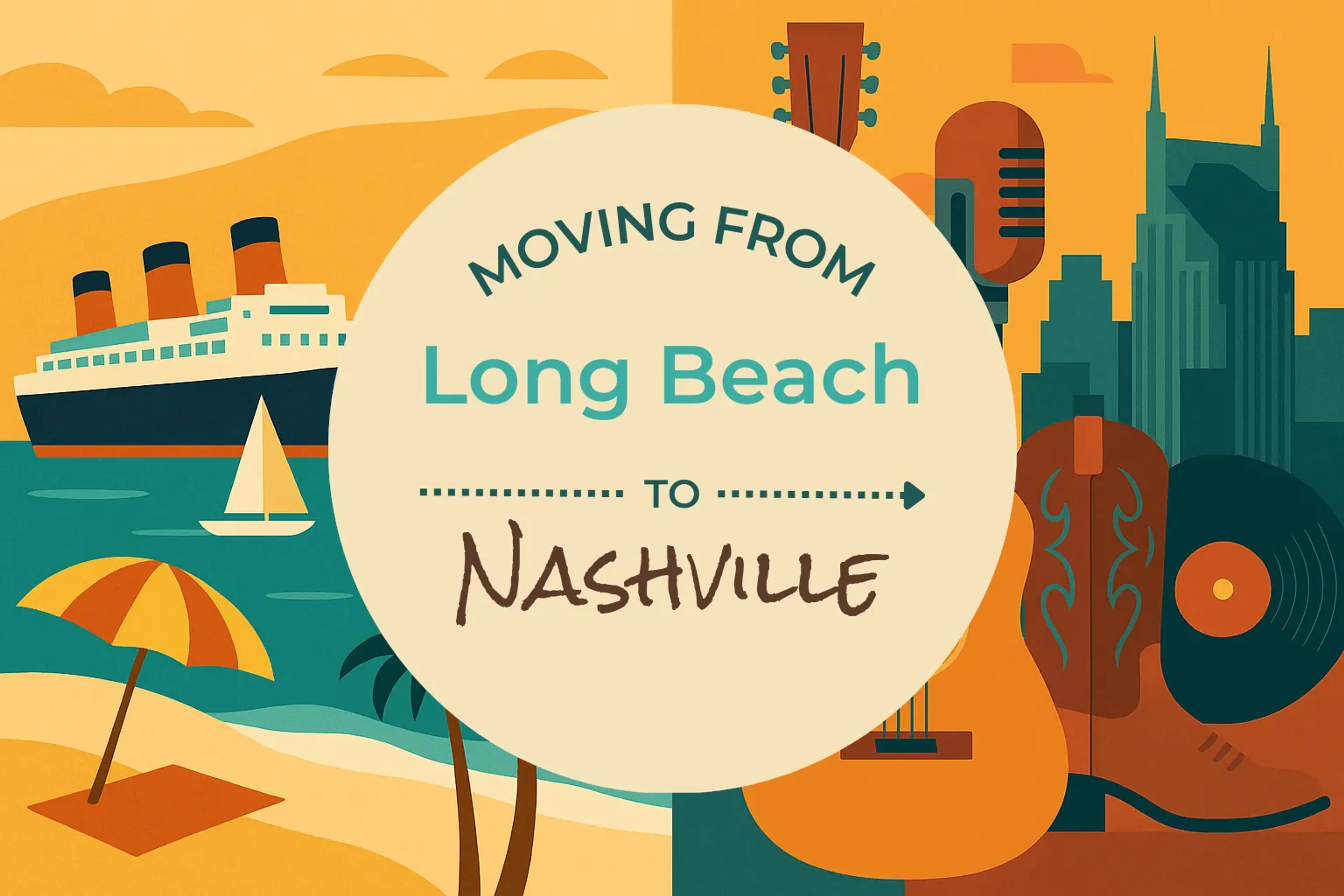 Side-by-side comparison of Long Beach to Nashville moving companies