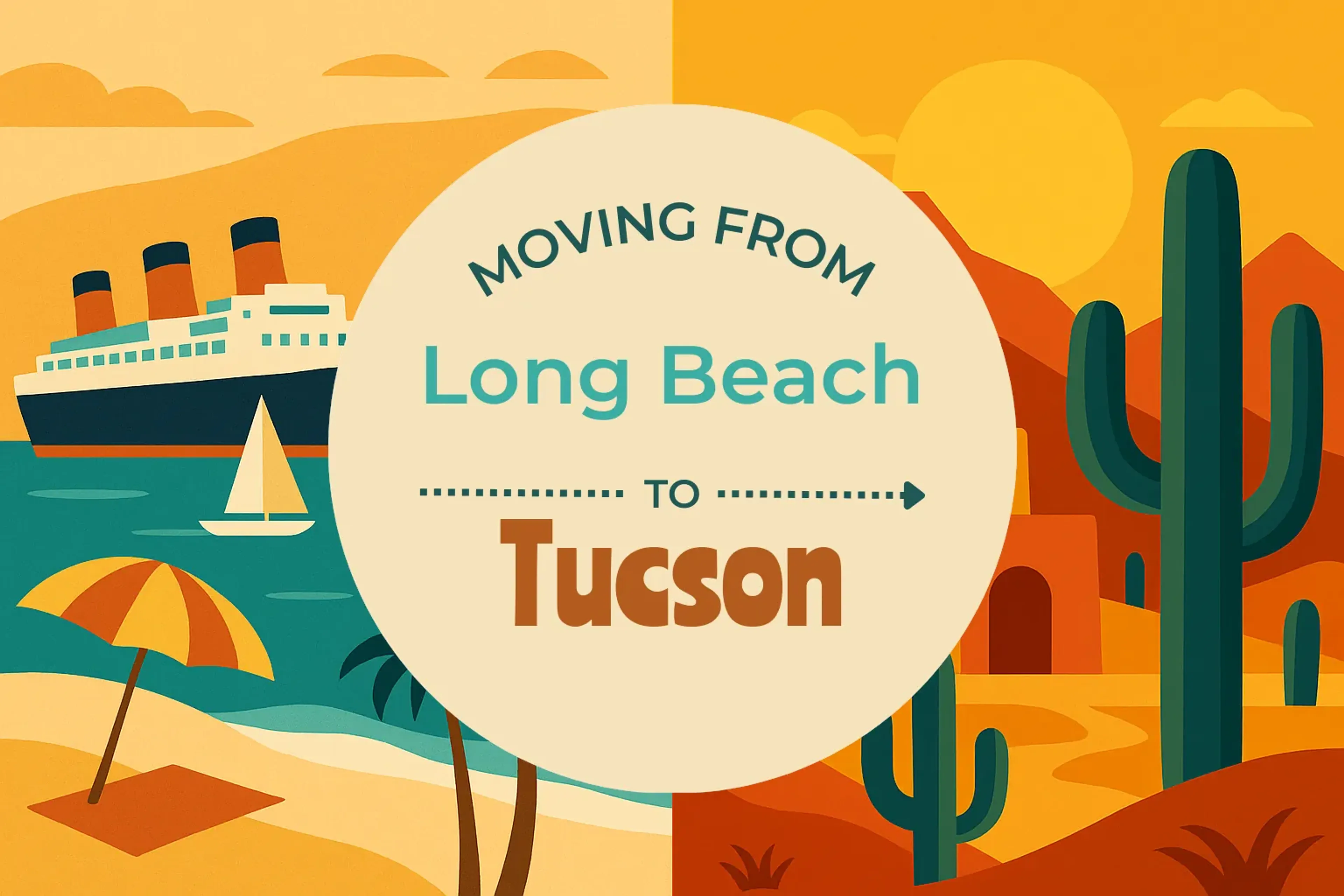 Side-by-side comparison of Long Beach to Tucson moving companies