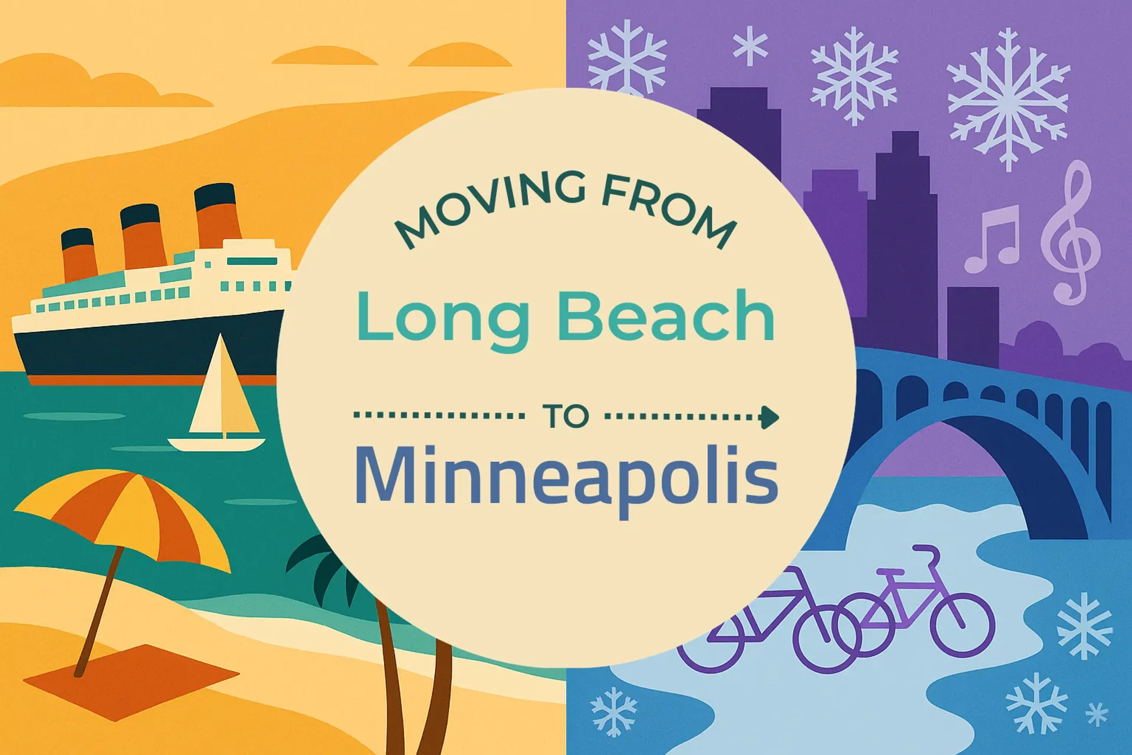 Side-by-side comparison of Long Beach to Minneapolis moving companies