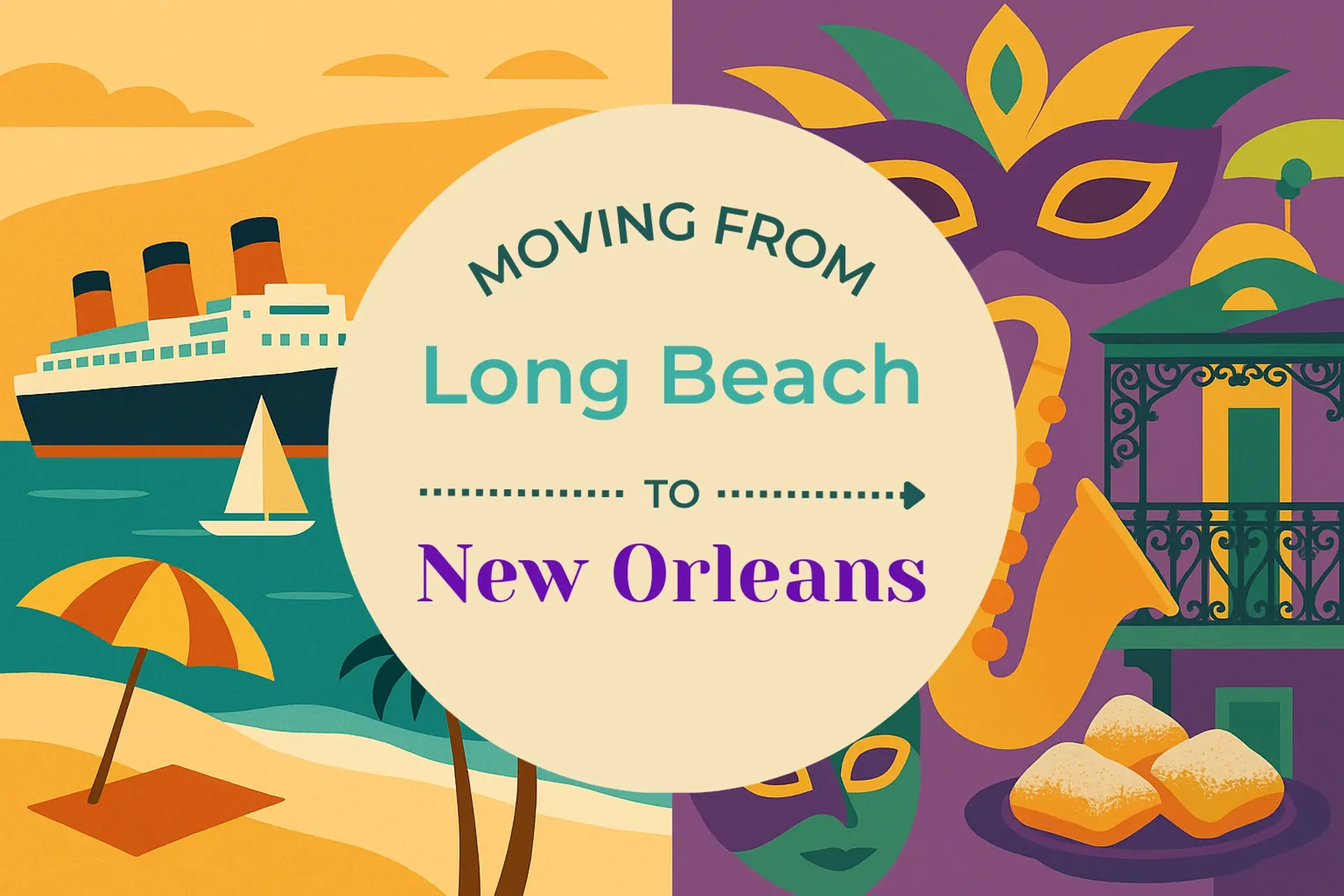 Side-by-side comparison of Long Beach to New Orleans moving companies
