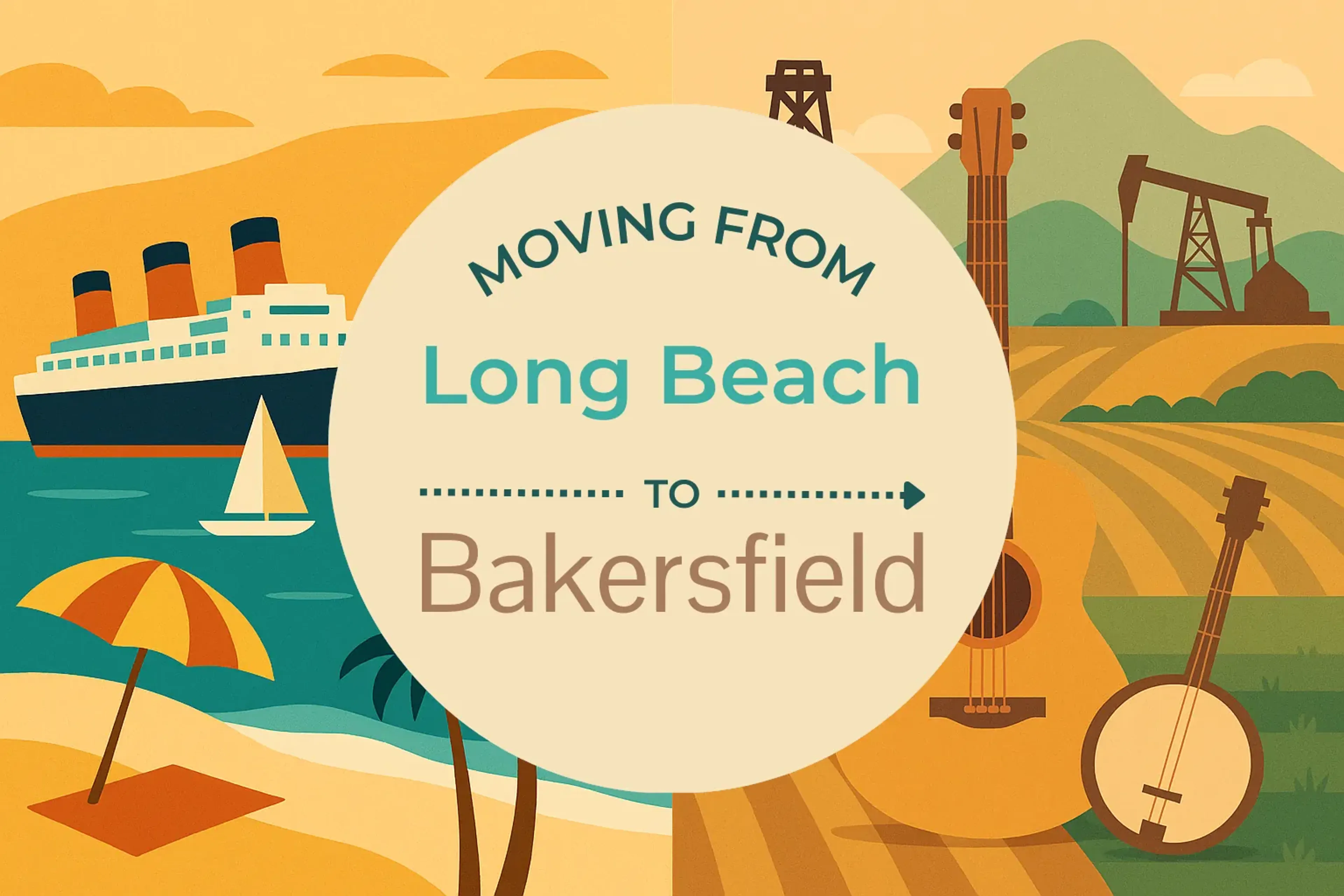 Side-by-side comparison of Long Beach to Bakersfield moving companies