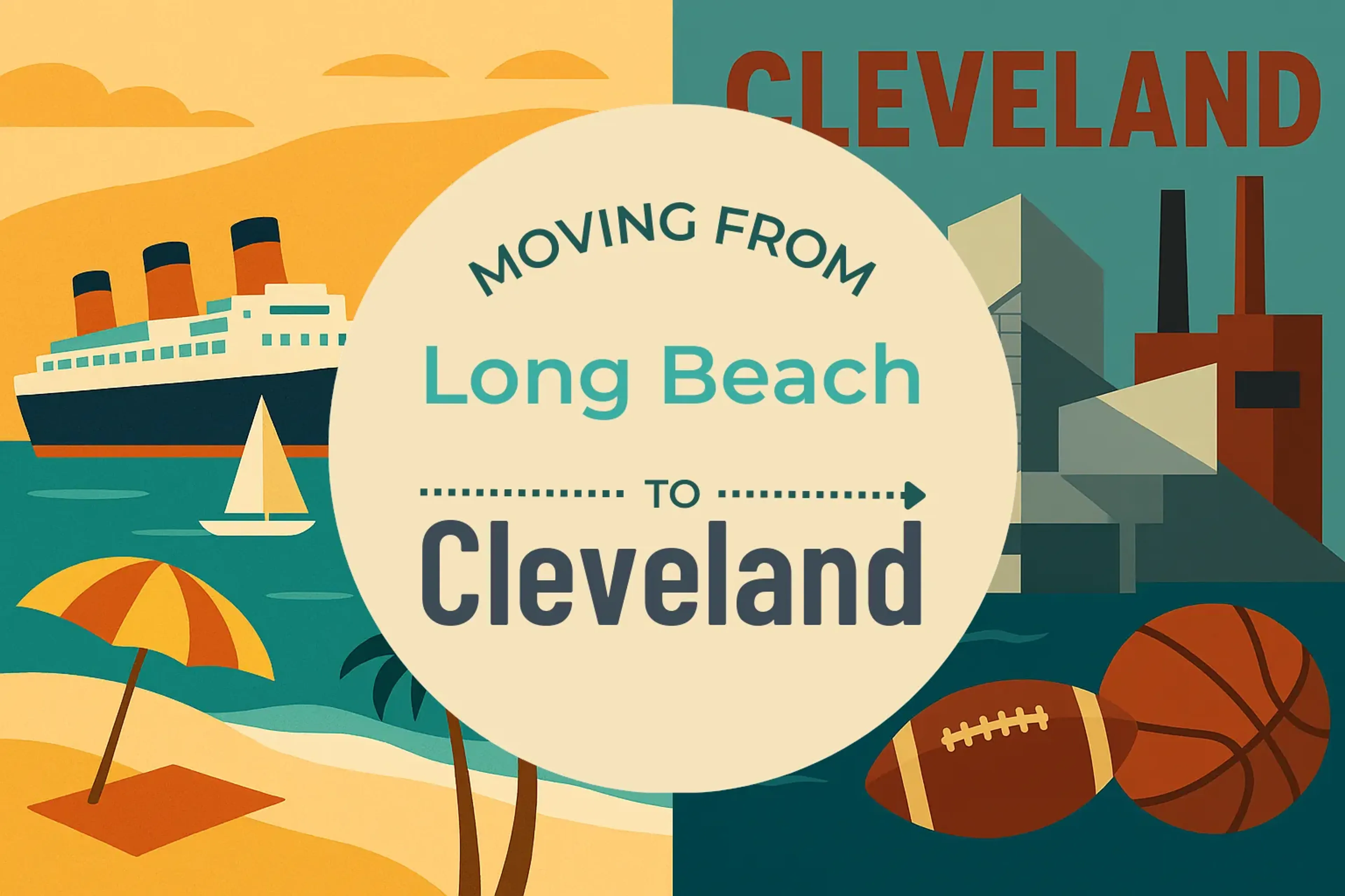 Side-by-side comparison of Long Beach to Cleveland moving companies